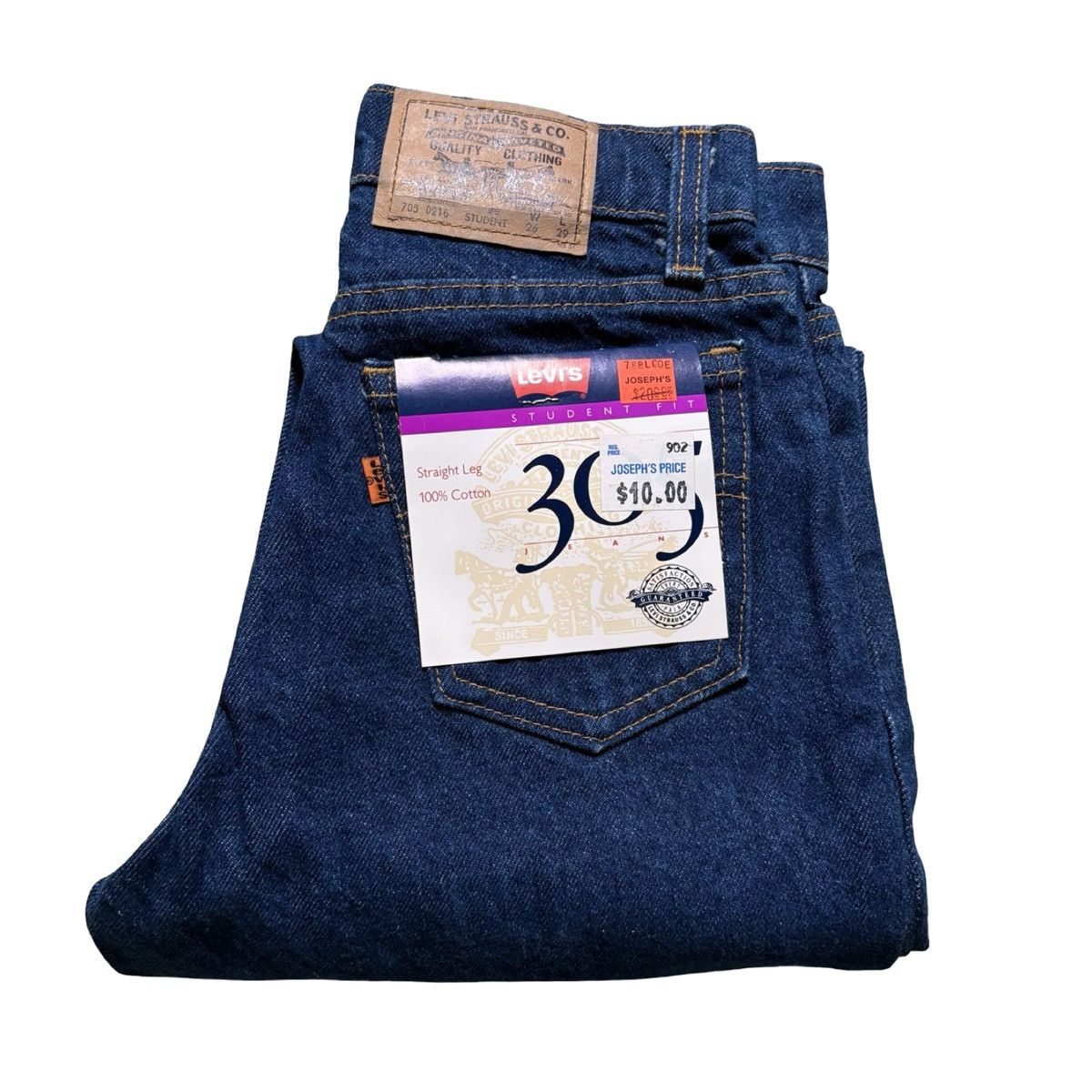 Levi's Vintage 80's Levi's 705 Student Straight Leg Jeans 26x29 NOS Size 26" / US 2 / IT 38 - 1 Thumbnail
