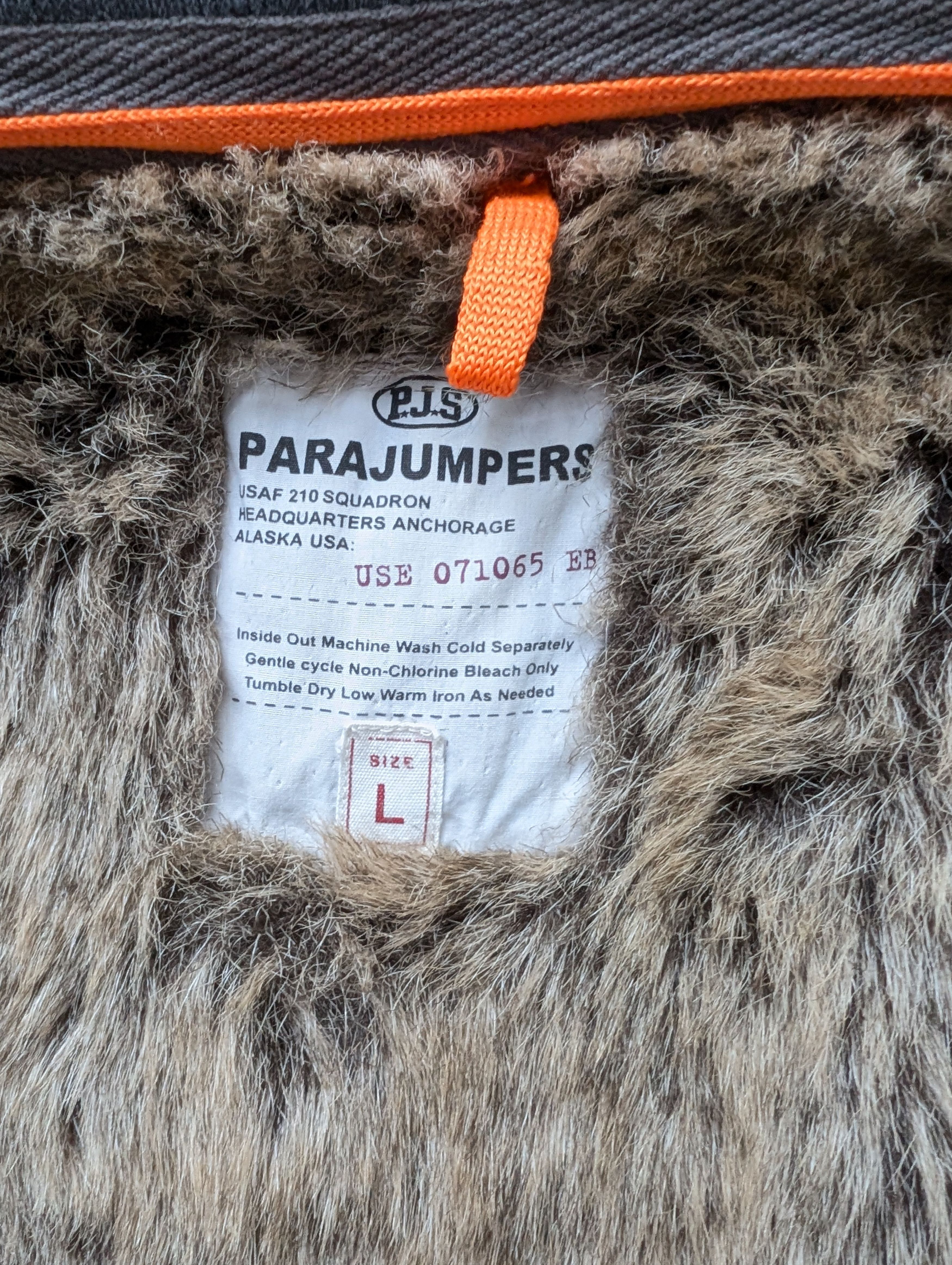 Parajumpers Parajampers Rare Fur Lining PJS Heavy Bomber Jacket Mens Size US L / EU 52-54 / 3 - 12 Thumbnail