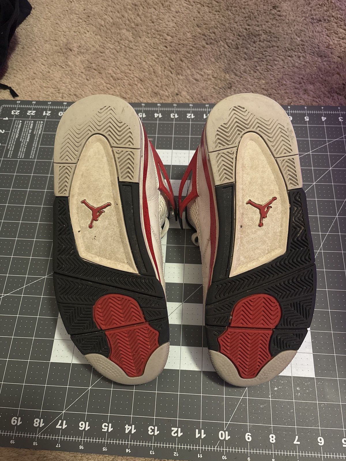 Jordan Brand × Nike Jordan 4 Retro ‘Red Cement’ Size US 11 / EU 44 - 6 Thumbnail