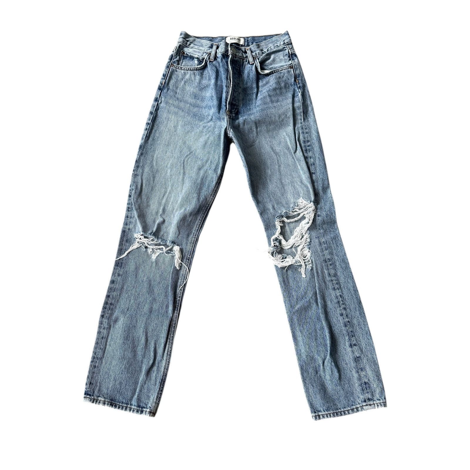 Agolde AGOLDE 90's Pinch Waist Straight Jean Backdrop Wash Size 26" / US 2 / IT 38 - 2 Thumbnail