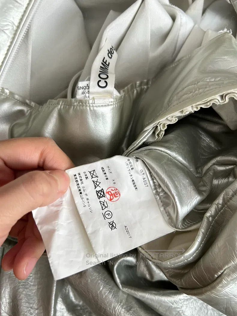 Comme des Garcons Comme Des Garcons Main Line Silver Futuristic Suspender Sk Size XS / US 0-2 / IT 36-38 - 9 Thumbnail