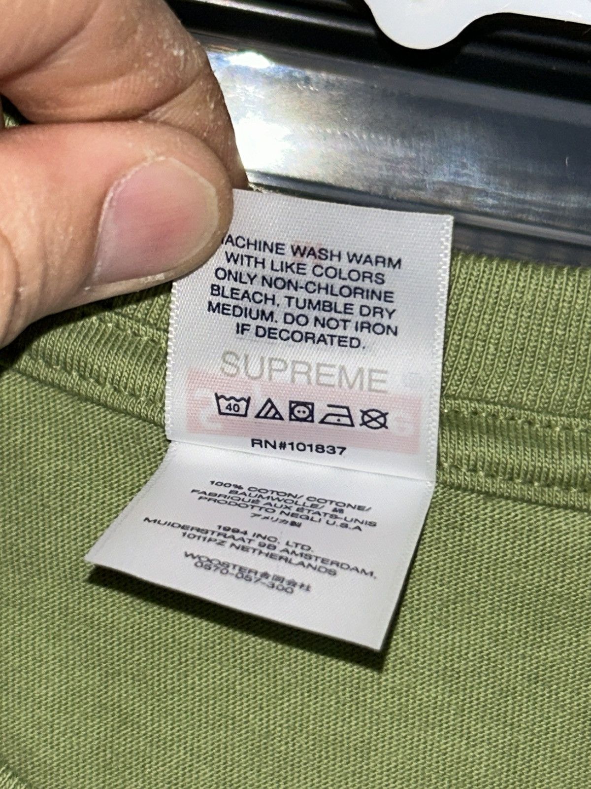 Supreme Supreme Blank Tee Shirt T/Shirt size Medium NEW Size US M / EU 48-50 / 2 - 4 Thumbnail