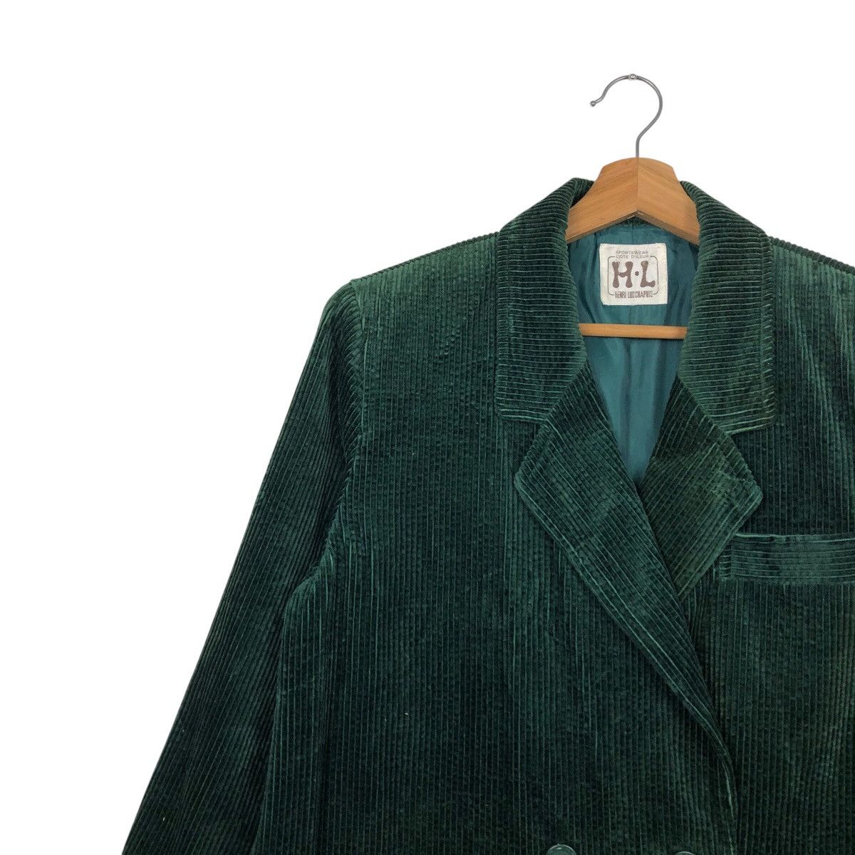 Japanese Brand 📌Corduroy Chore Jacket Henri Lucchapuis Issey Miyake Size US M / EU 48-50 / 2 - 8 Thumbnail