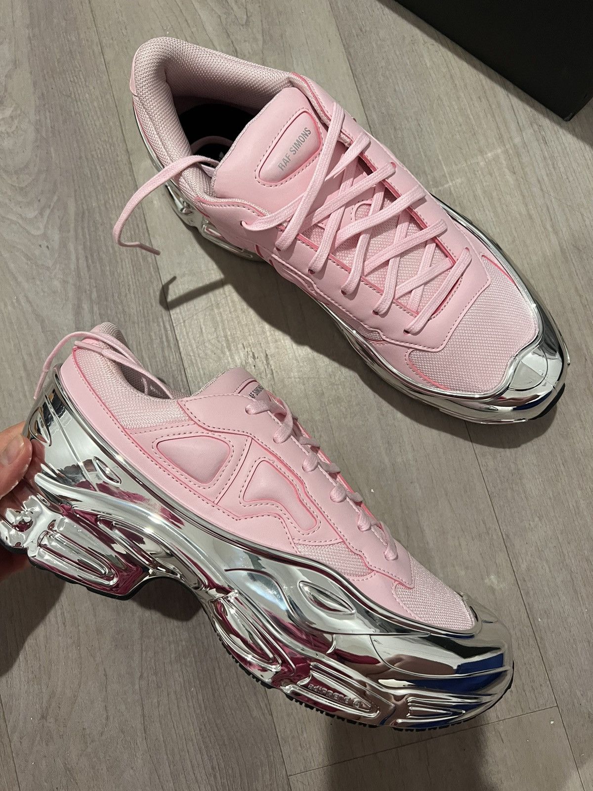 raf simons ozweego pink