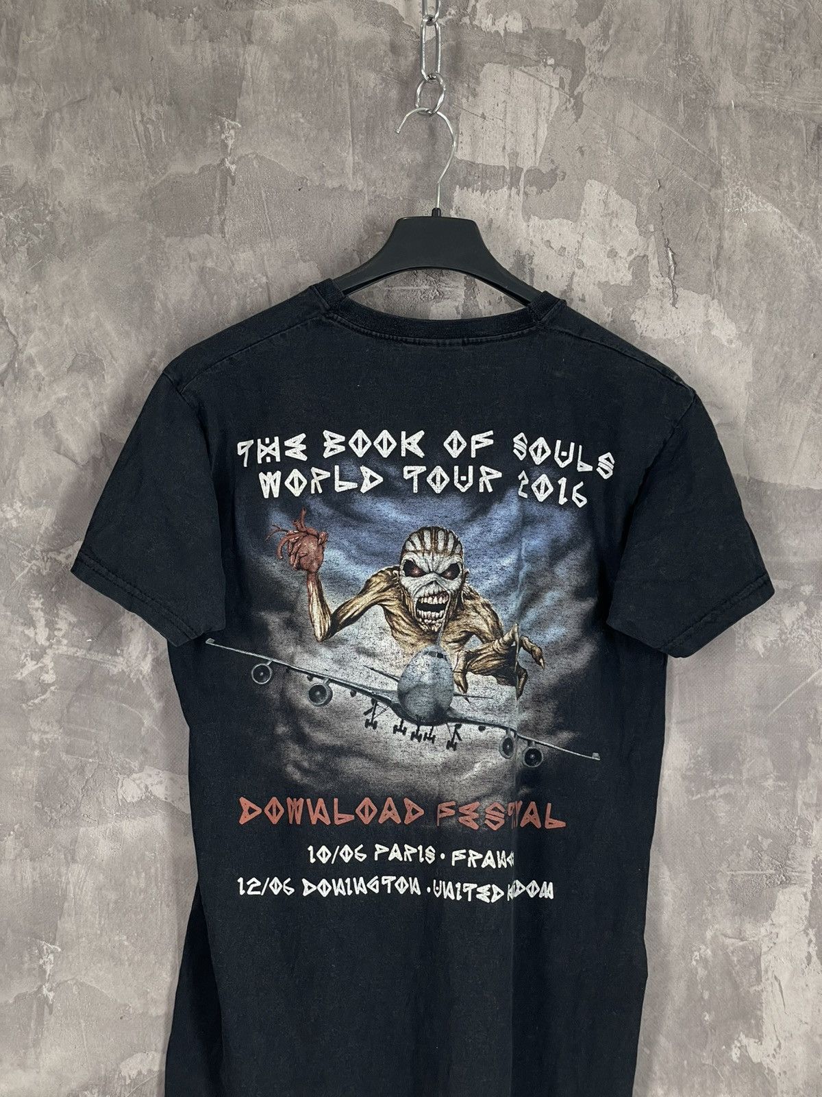 Band Tees Iron Maiden The Book Of Souls 2016 Tour Vintage Band T Shirt Size US S / EU 44-46 / 1 - 8 Thumbnail