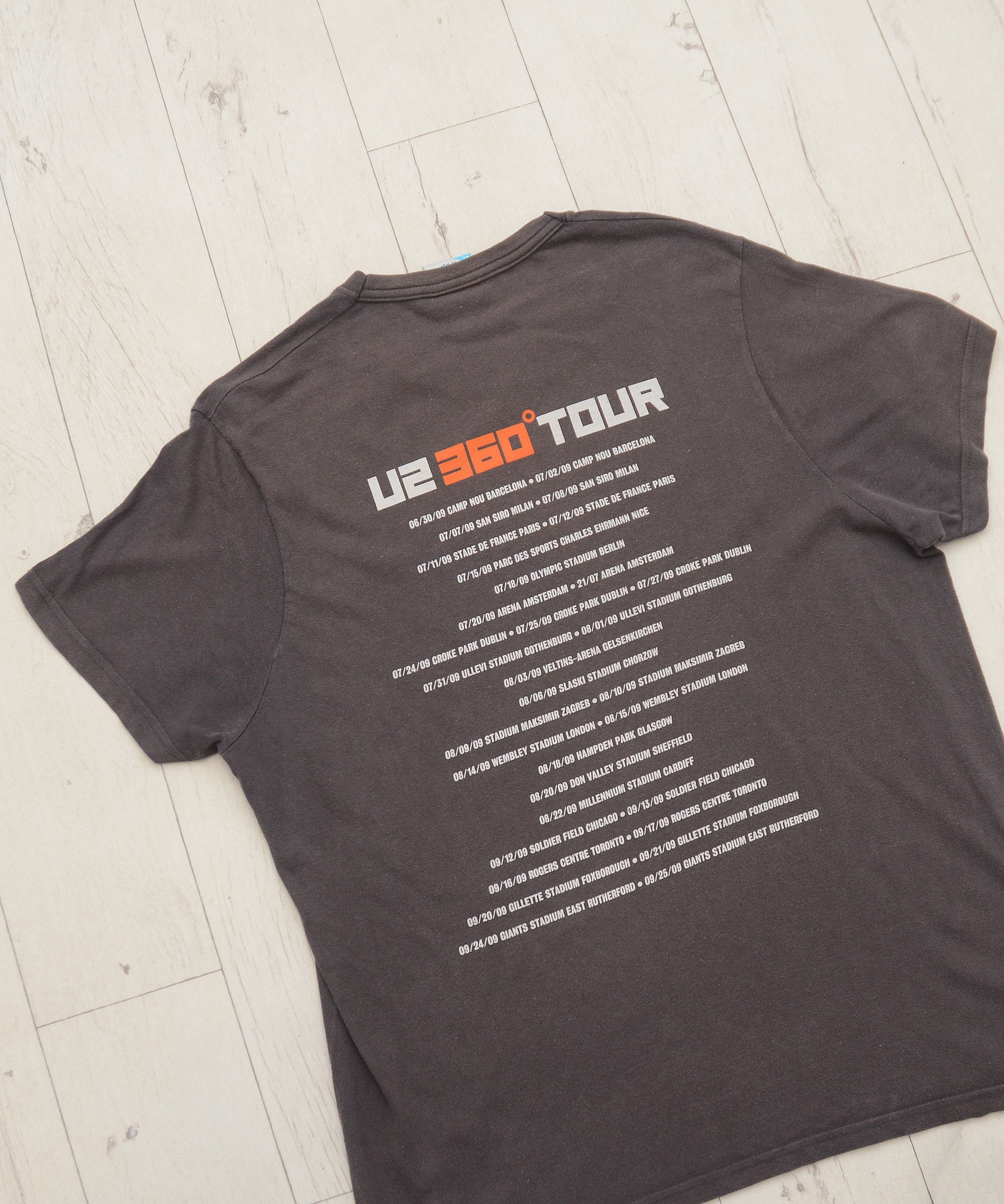 Band Tees U2 360 Tour Tee T-shirt Date Band 2009 Y2K Rock Size US XL / EU 56 / 4 - 7 Thumbnail