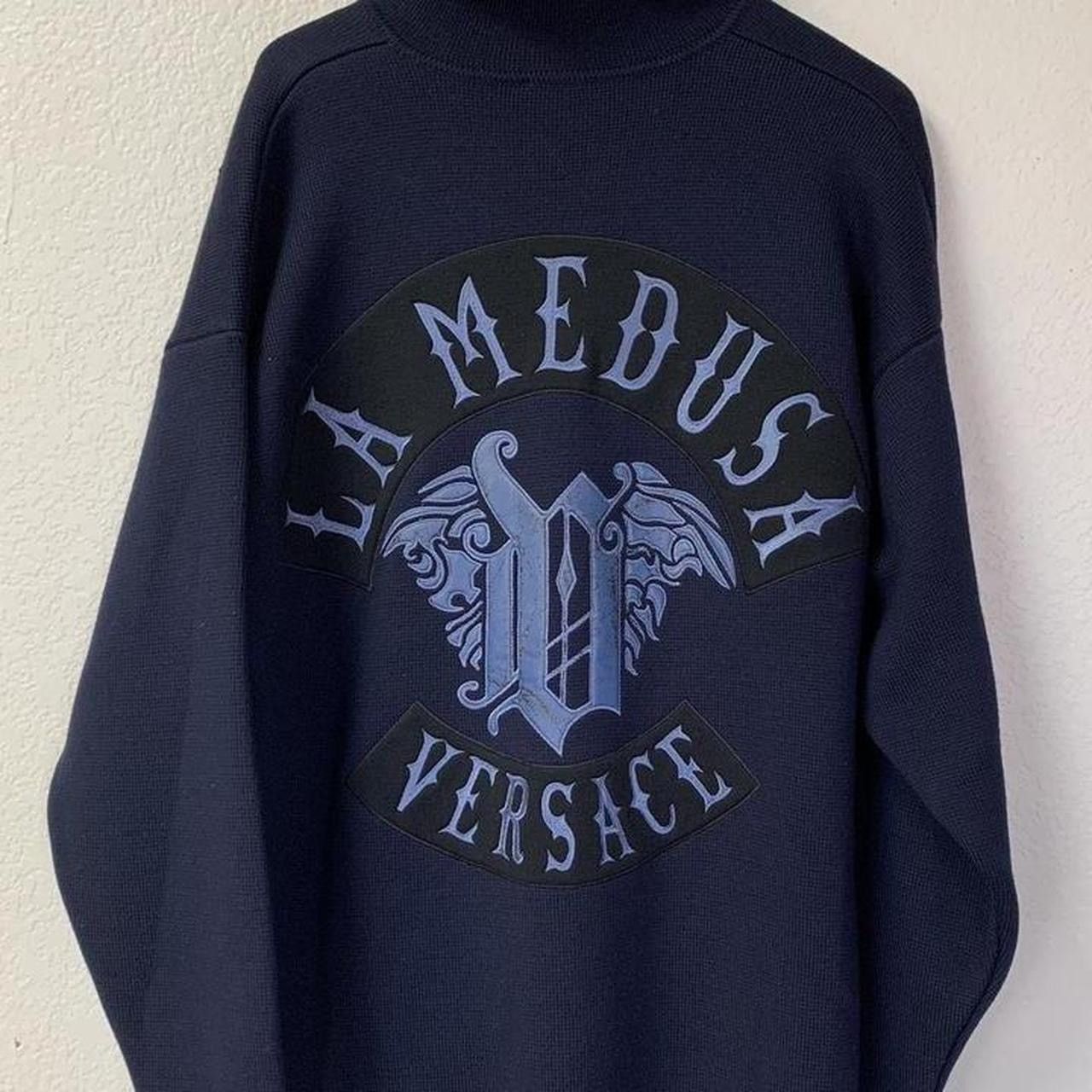 Versace Rare Gianni Versace La Medusa Versace Knit Jacket Size US L / EU 52-54 / 3 - 6 Thumbnail