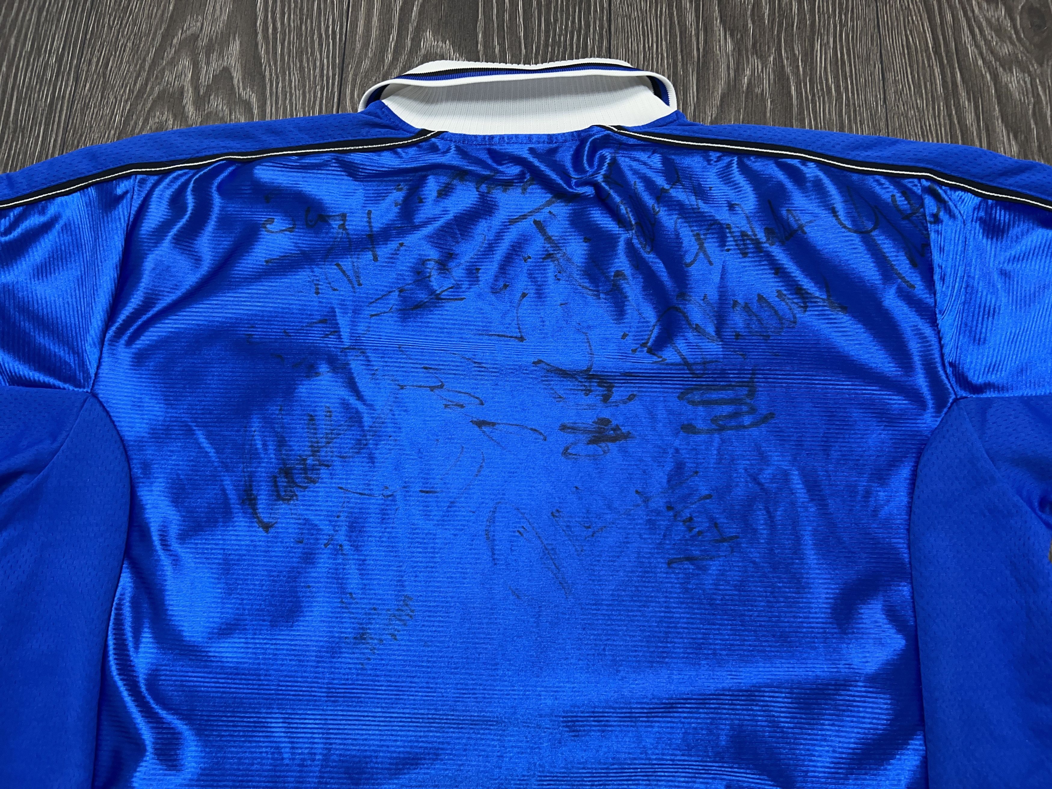 Other Jako Karlsruher SIGNED Autograph 2000 Football Shirt Jersey Size US XXL / EU 58 / 5 - 14 Thumbnail