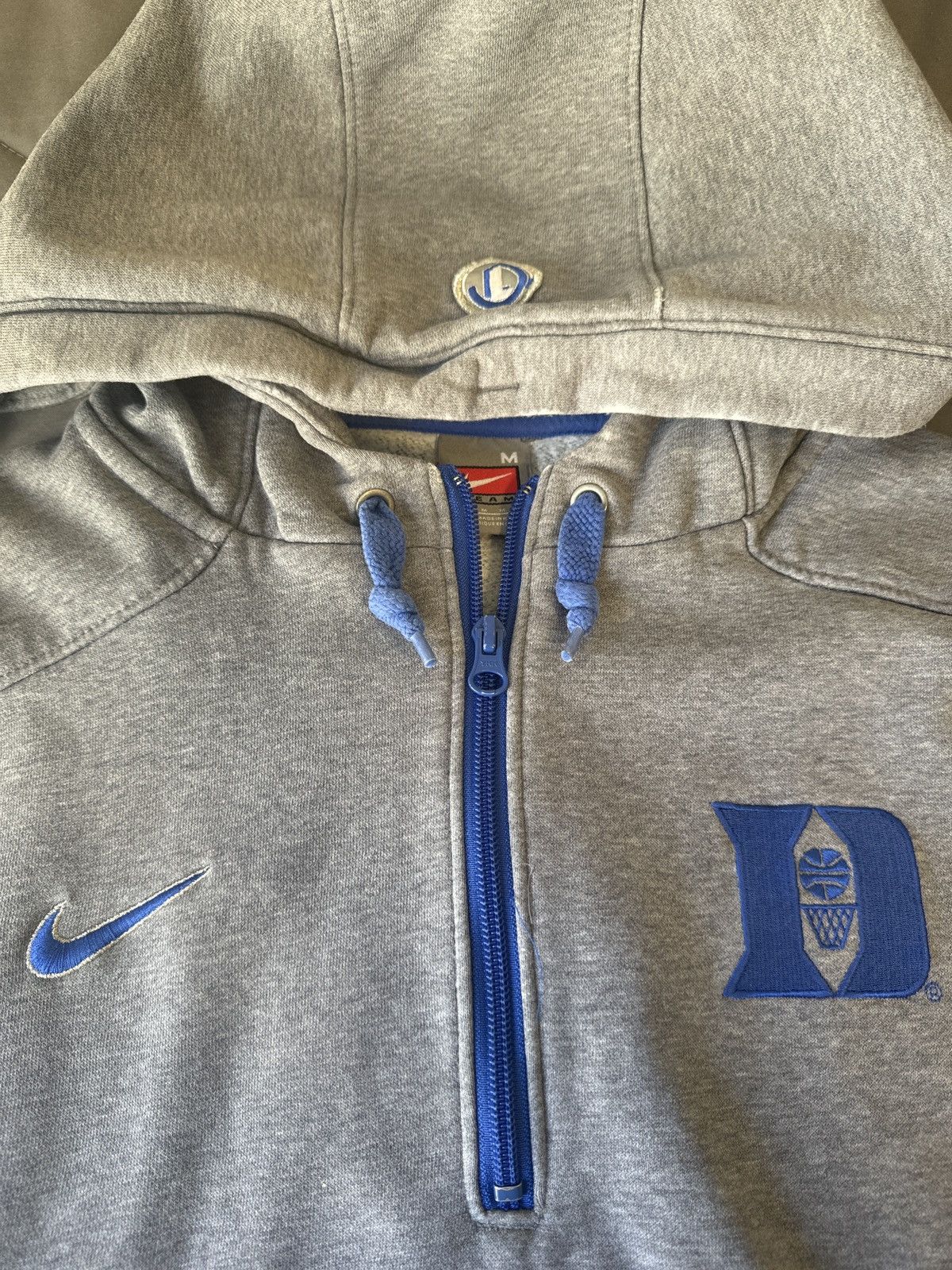 Nike × Vintage Nike X Duke Basketball Vintage 90s Pull Over Size US M / EU 48-50 / 2 - 7 Thumbnail