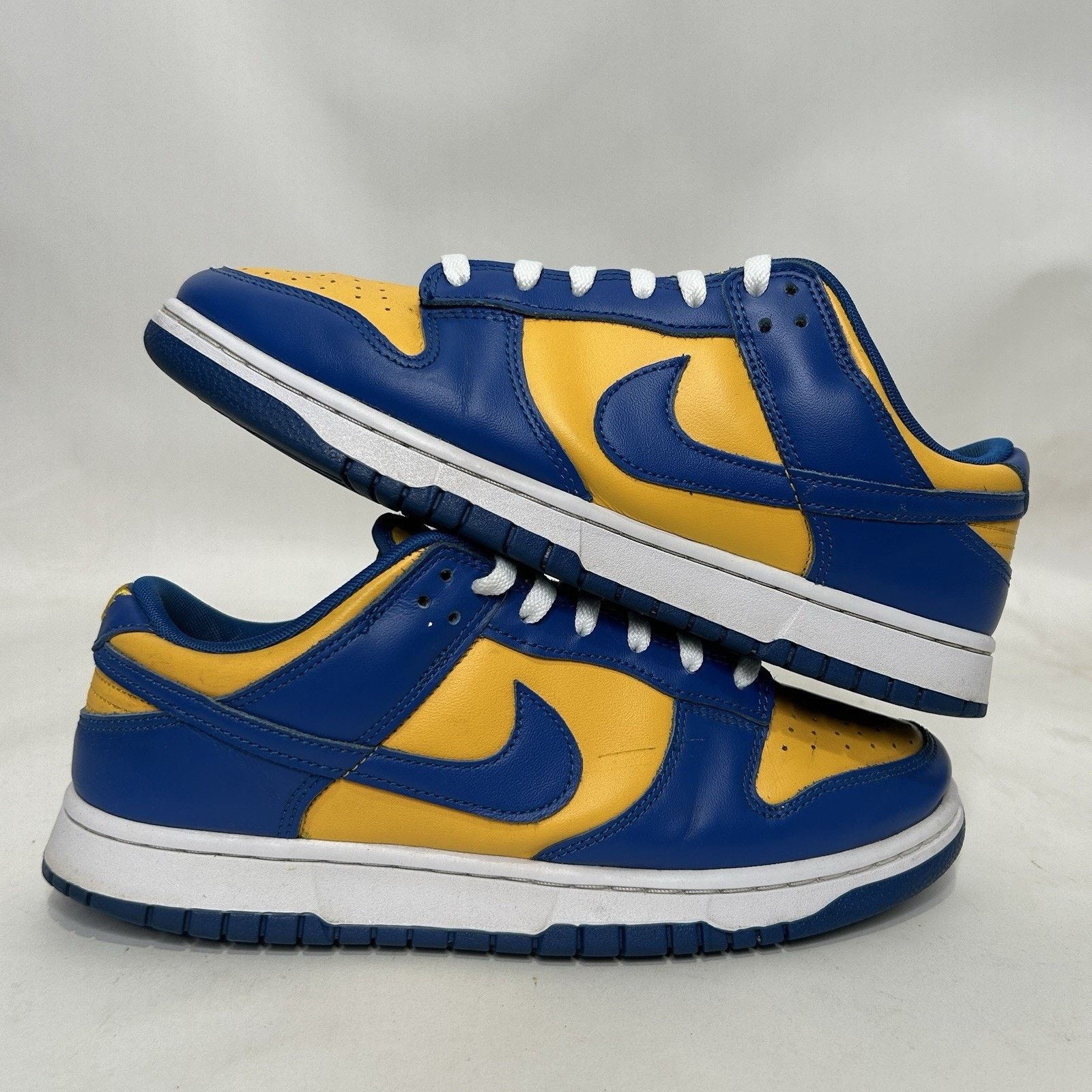 Nike Nike Dunk Low Retro “UCLA/Blue Jay University Gold” Size US 10 / EU 43 - 1 Thumbnail