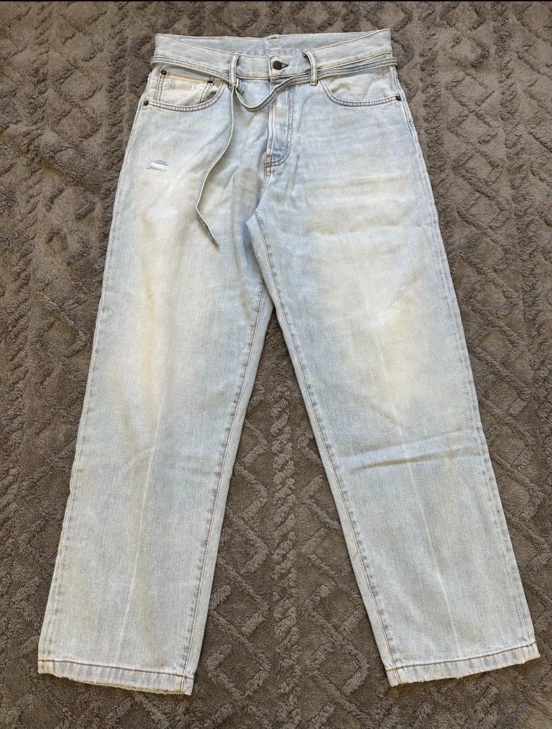 Acne Studios acne studiosBlue lace-up jeans 2503-Nextarrow Size US 30 / EU 46 - 1 Thumbnail