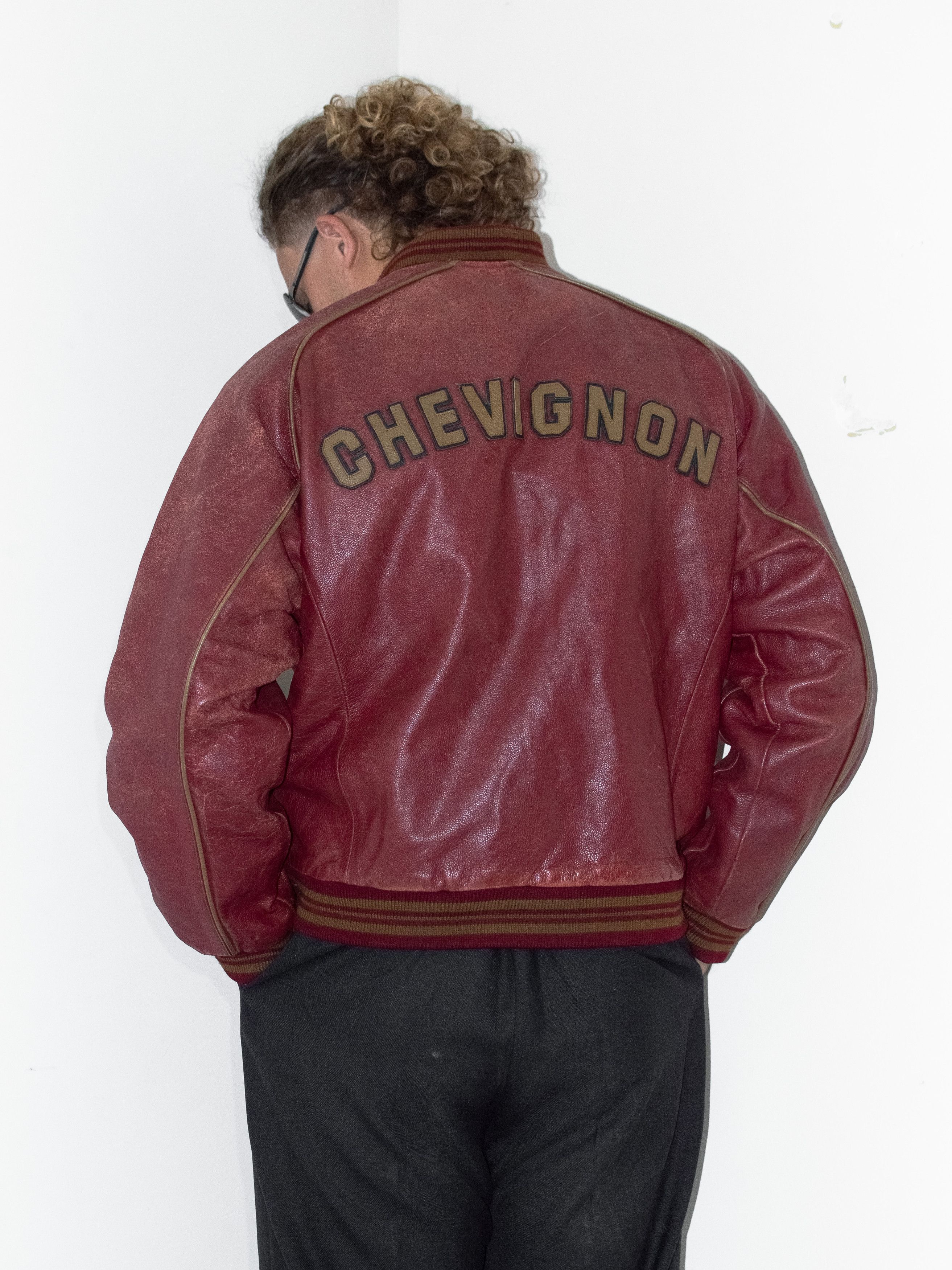 ジャケット・アウター 90s vintage cow leather bomber jackek oo 90s vintage cow leather bomber jackek oo