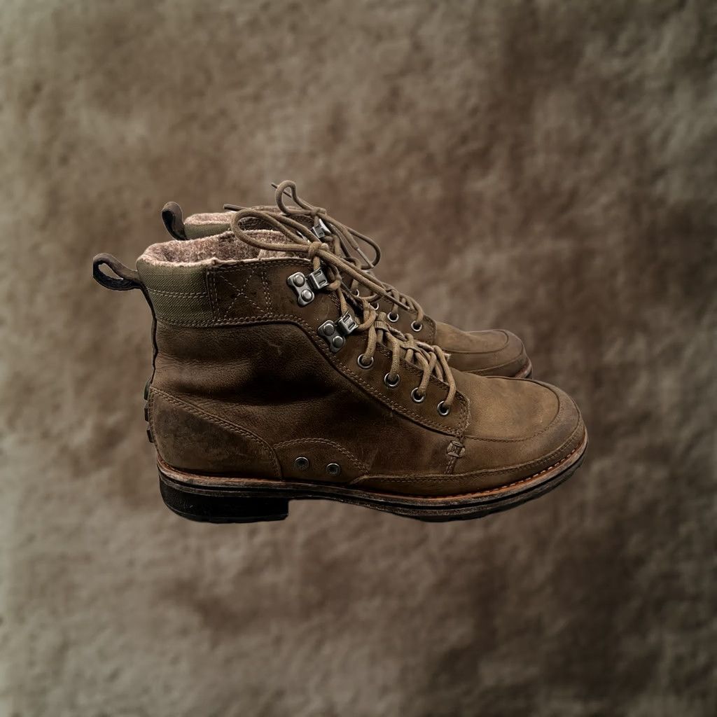 Sorel Greely Chukka Boots Lace Up Suede Leather Winter Waterproof Sage Gray 7 SOREL Sorel Greely Chukka Boots Lace Up Suede Leather Sage  main image 3