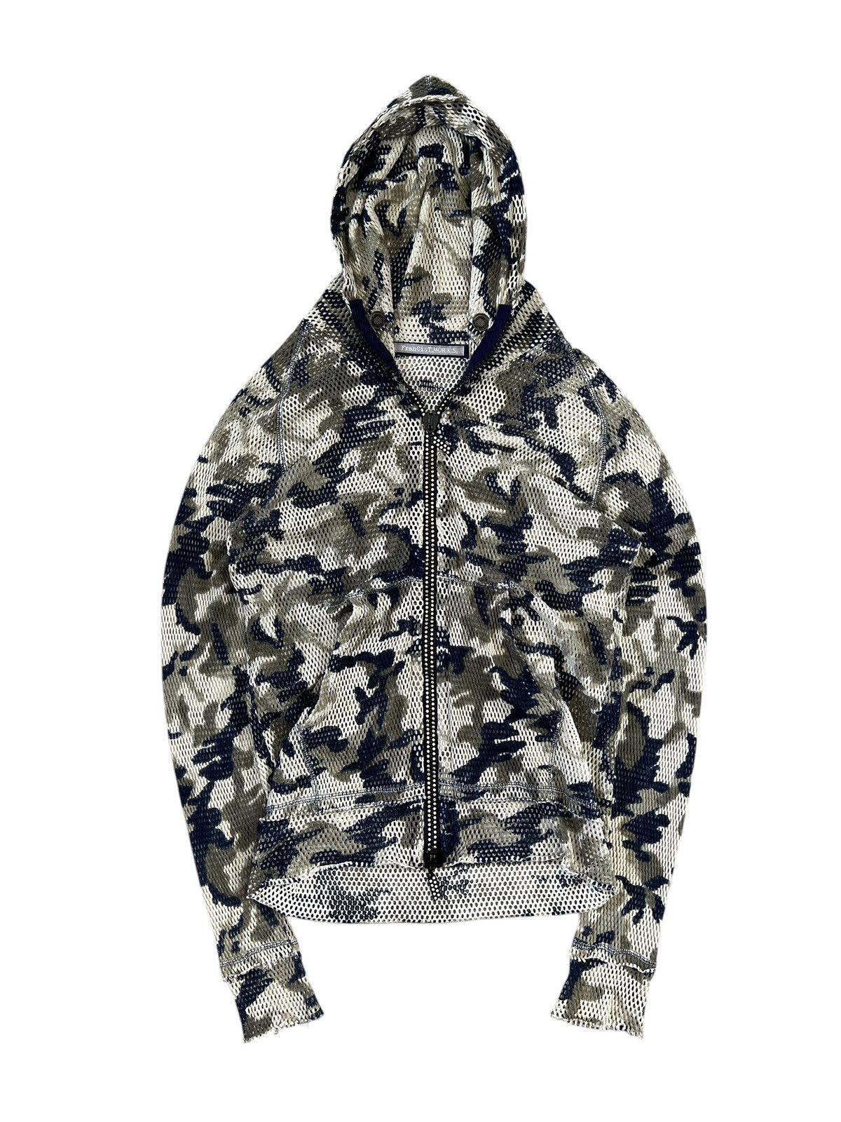 FranCisT MOR.K.S 1990 FranCisT MOR.K.S Camo Mesh Zipper Sweater Size US S / EU 44-46 / 1 - 1 Thumbnail