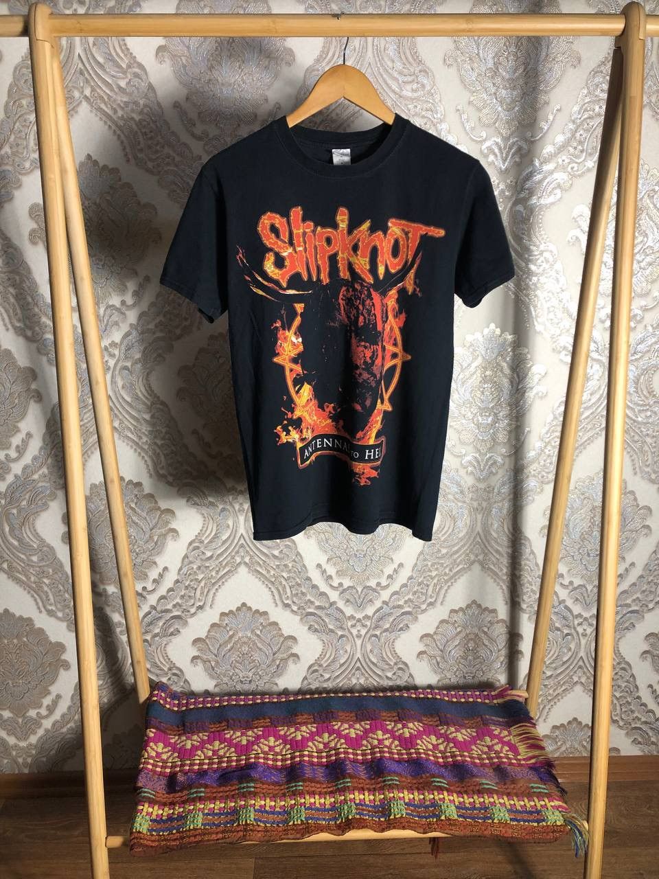 Band Tees × Vintage VERY RARE SLIPKNOT DOUBLE PRINTED ROCK T-SHIRT METAL Y2K 90s Size US M / EU 48-50 / 2 - 1 Thumbnail
