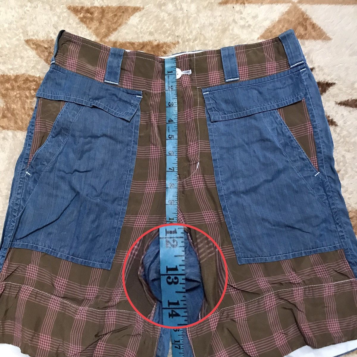Comme des Garcons 🔥Distressed🔥2017 Comme Des Garcons Tricot Short Pants CDG Size 31" - 9 Thumbnail