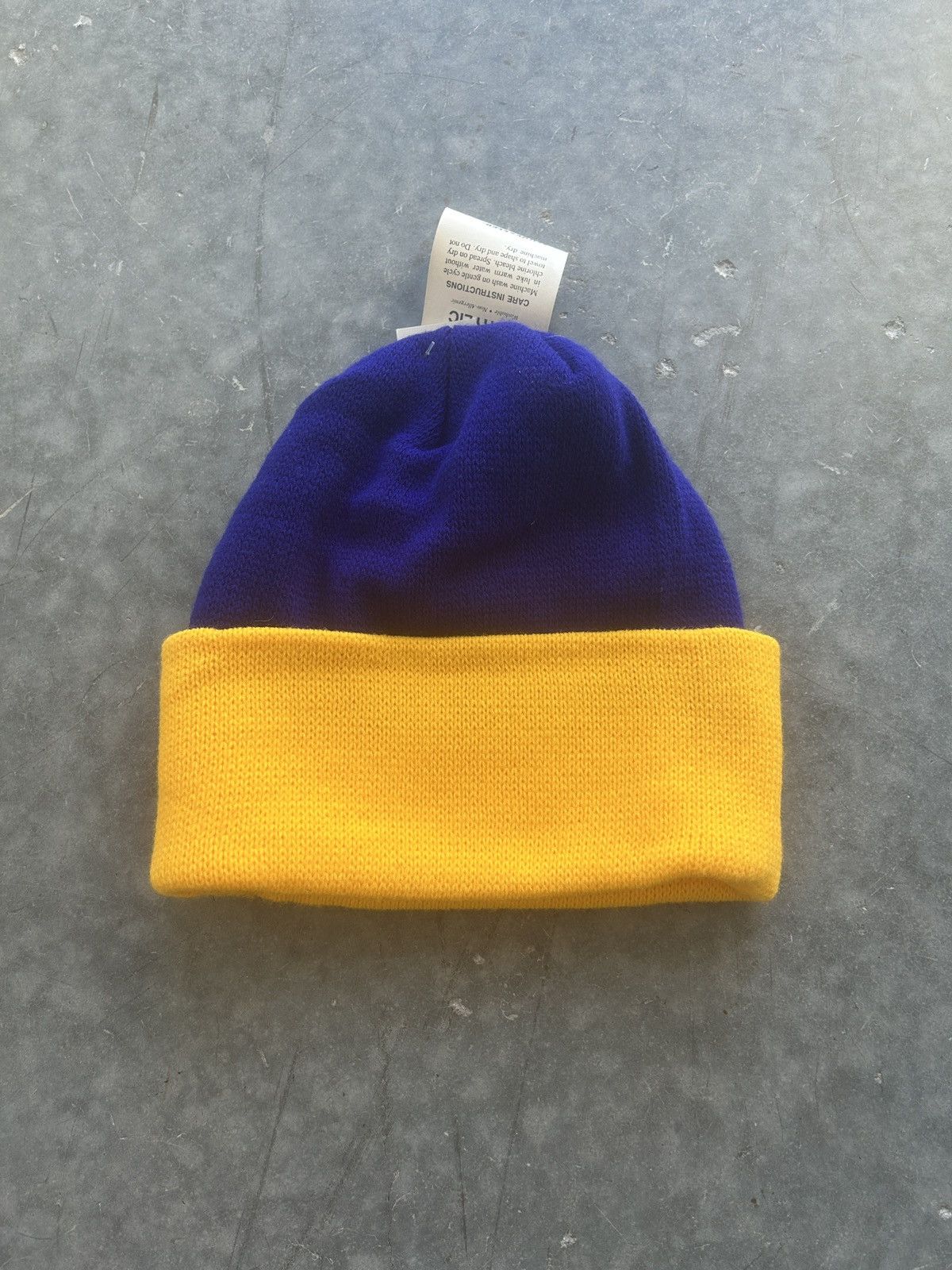 NFL × Sports Specialties × Vintage BNWT Vintage 90s Vikings Sports Specialties Script Beanie Size ONE SIZE - 6 Thumbnail