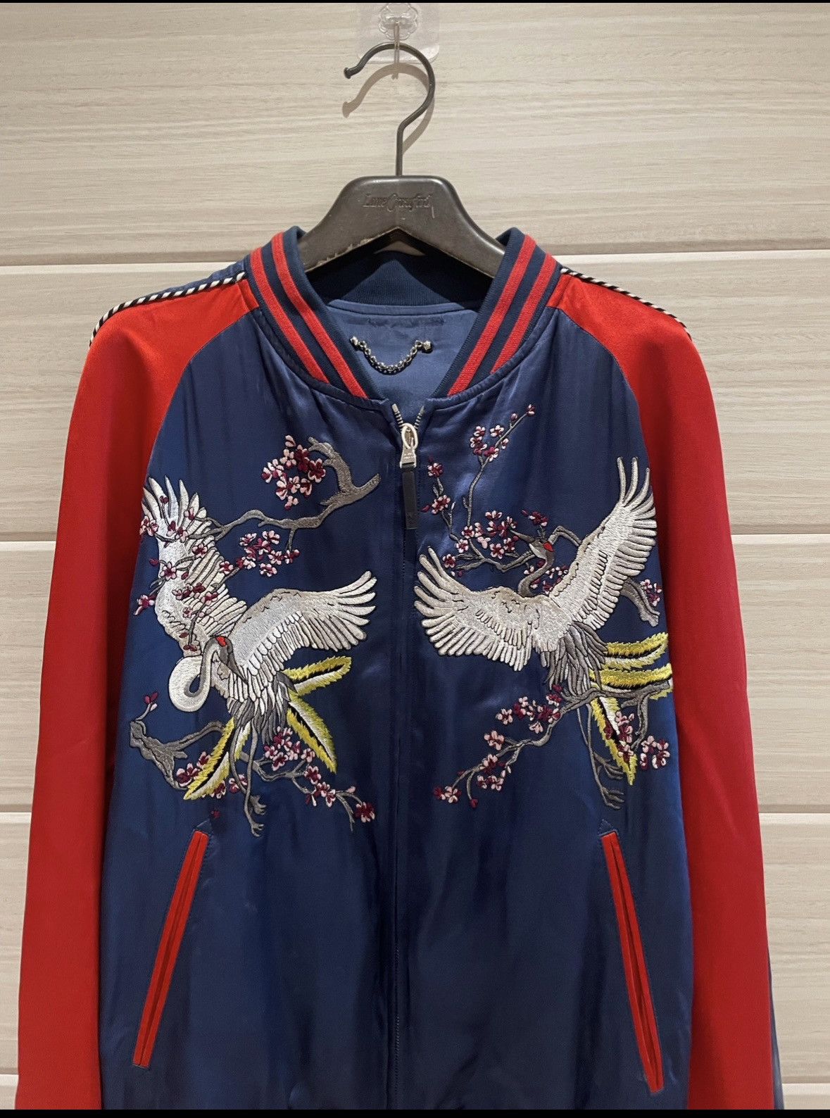 Louis Vuitton SS16 Embroidery Satin Souvenir Jacket Size US XXL / EU 58 / 5 - 3 Thumbnail