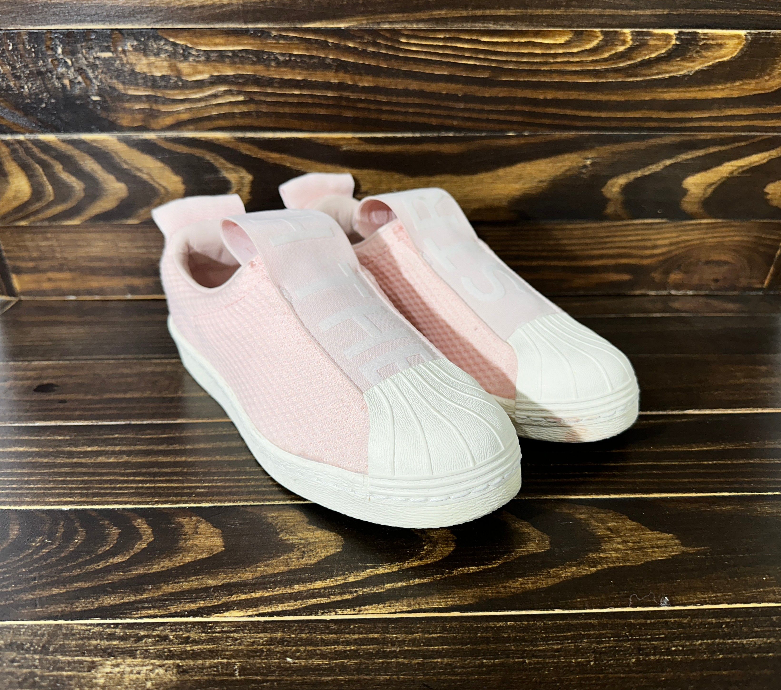 Adidas Adidas Superstar bw3s Slip On W 'Pink White' Womens Sneakers Size US 6 / IT 36 - 15 Thumbnail