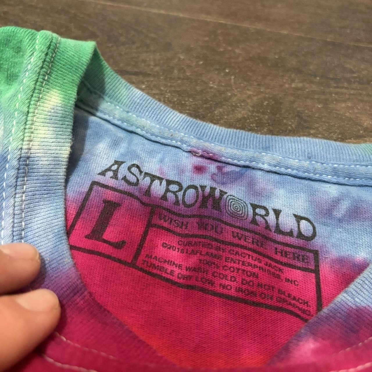 Travis Scott Travis Scott Tie Dye Astro World T Shirt Large Size US L / EU 52-54 / 3 - 5 Thumbnail