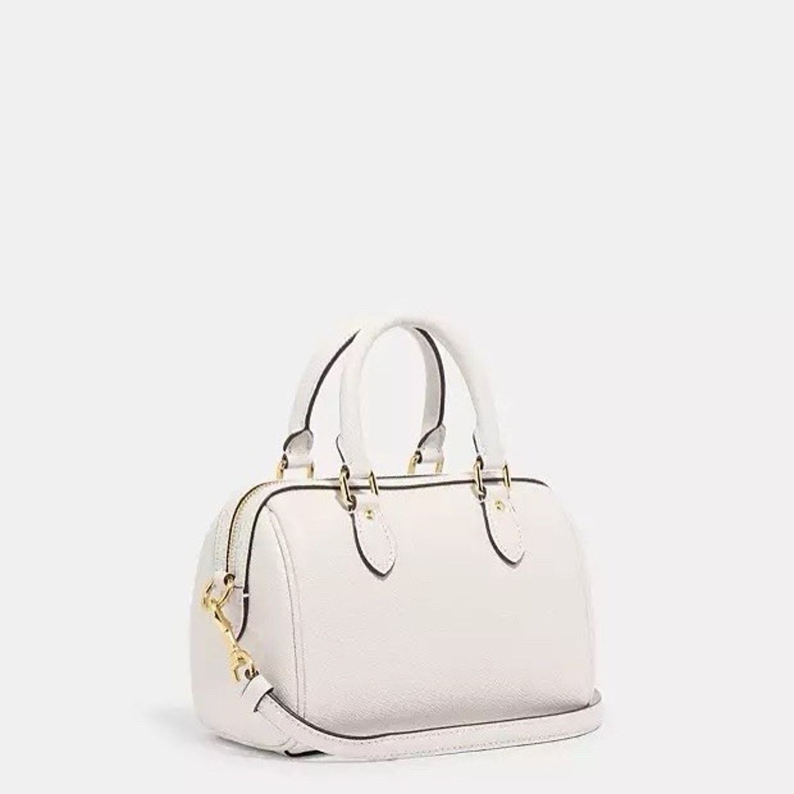 Coach NWT Coach Crossgrain Mini Rowan Crossbody CH157 Chalk Size ONE SIZE - 9 Thumbnail