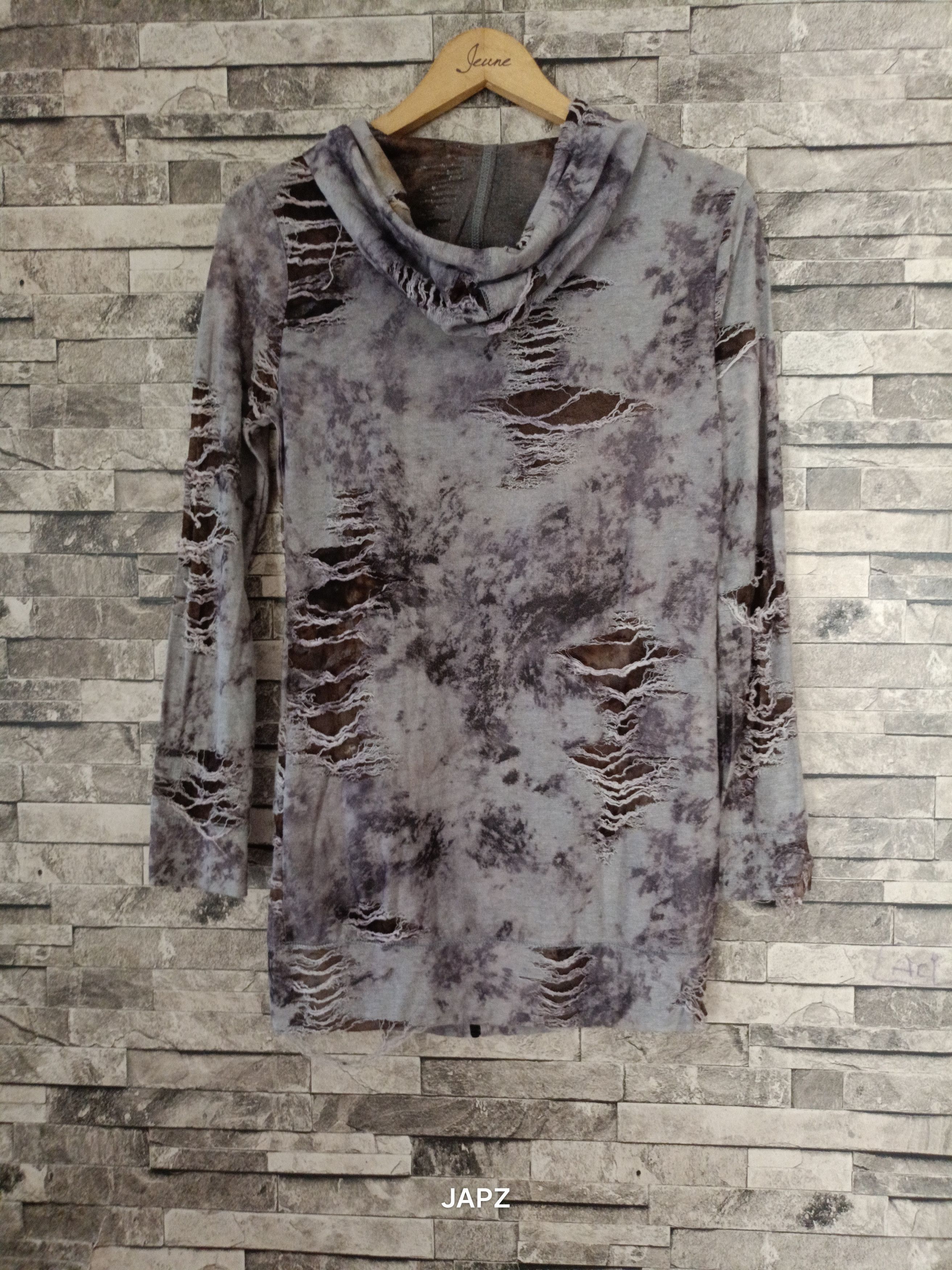 If Six Was Nine Vintage maraxia distressed visual KEI hoodie gothic punk Size M / US 6-8 / IT 42-44 - 4 Thumbnail