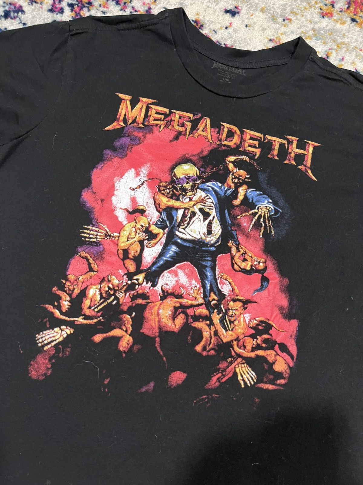 Vintage Megadeth Shirt Large Size US L / EU 52-54 / 3 - 1 Thumbnail