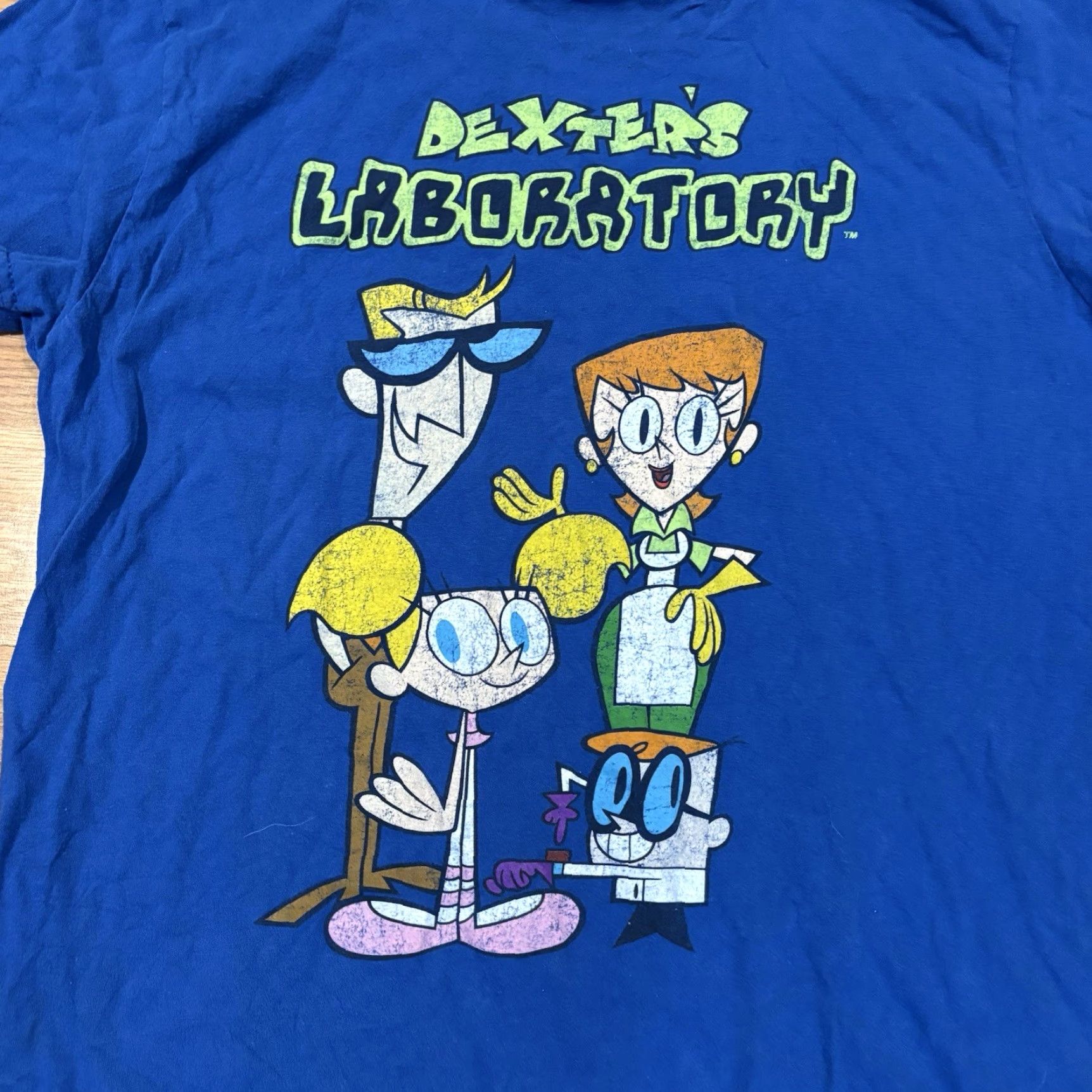 Vintage Cartoon Network Dexter's Laboratory Shirt Blue Men's Large Size US L / EU 52-54 / 3 - 4 Thumbnail