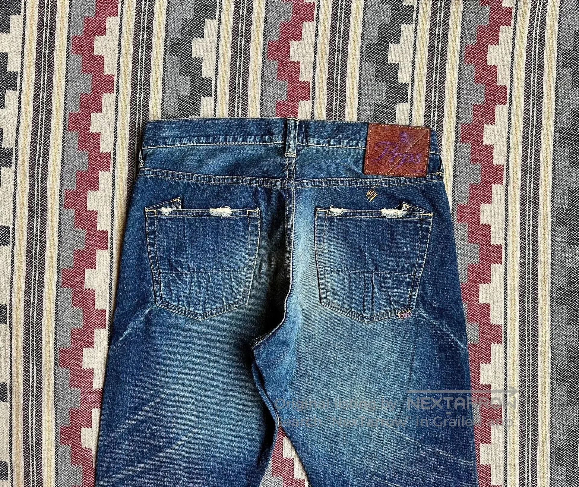 Prps Prps Destroyed Distressed Denim Jeans. Size US 32 / EU 48 - 4 Thumbnail