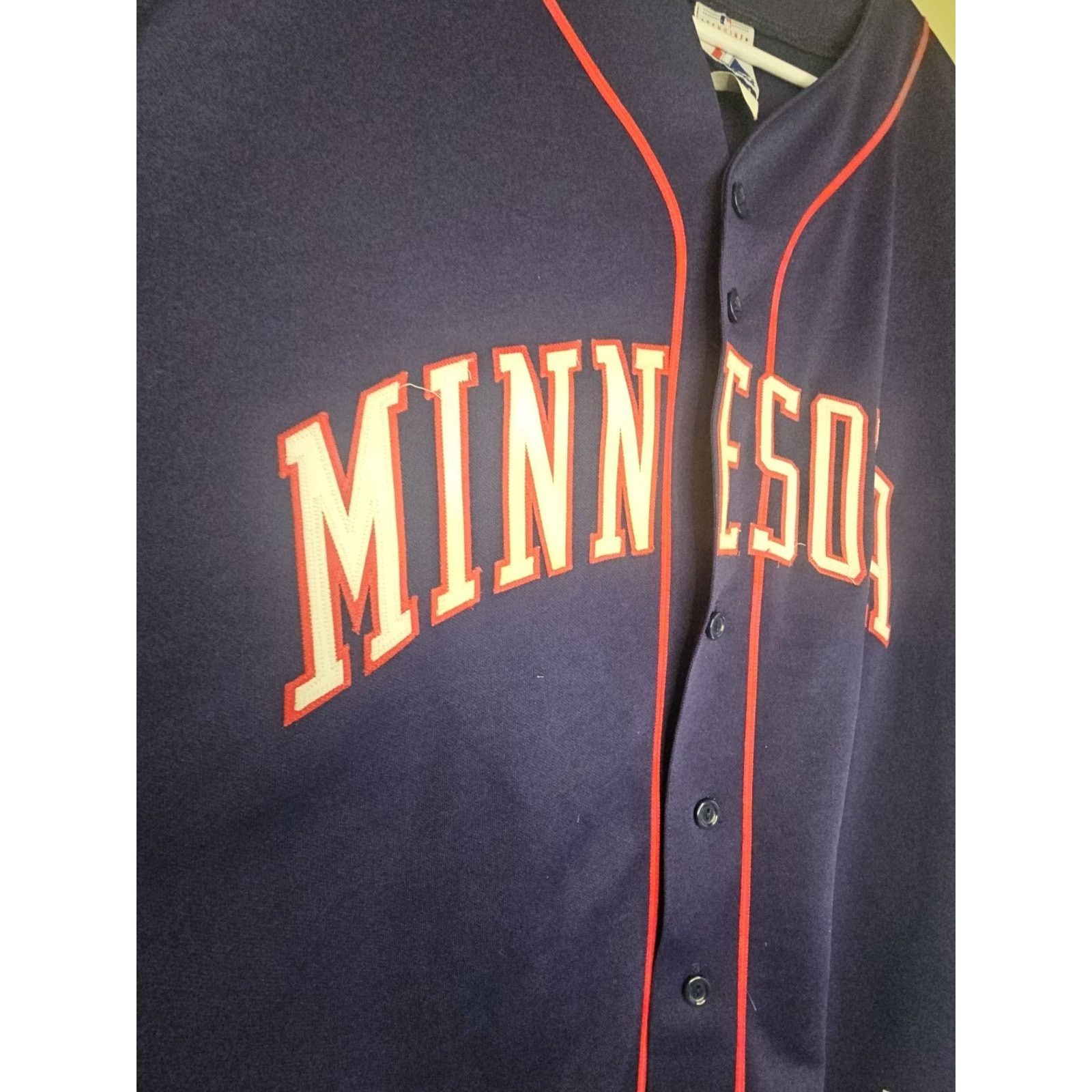 Majestic Vintage Majestic Minnesota Twins Baseball Jersey Blank Sz 2X Size US XXL / EU 58 / 5 - 4 Thumbnail