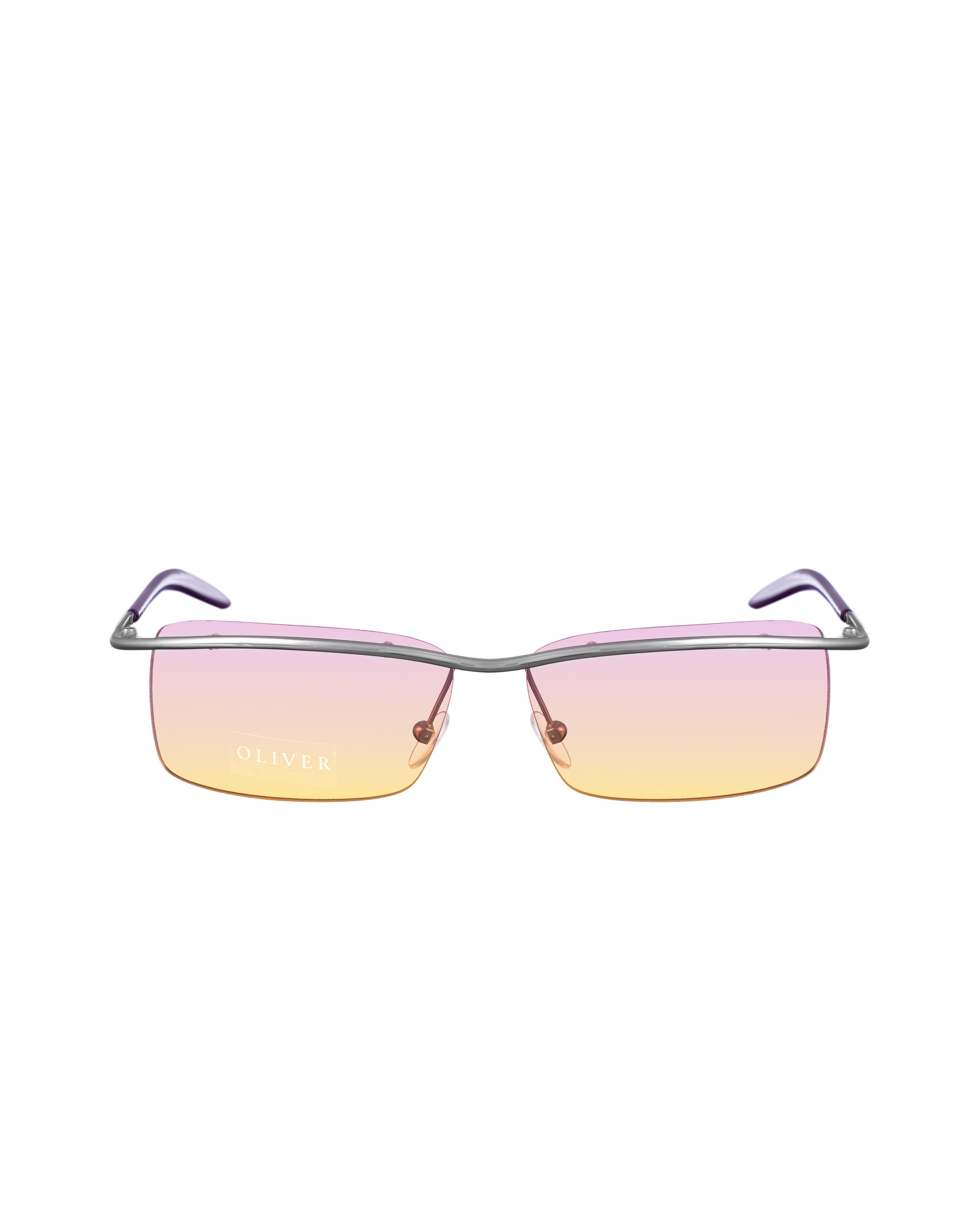 Valentino Oliver by Valentino '00s Pink and Yellow Sheer Sunglasses Size ONE SIZE - 1 Thumbnail