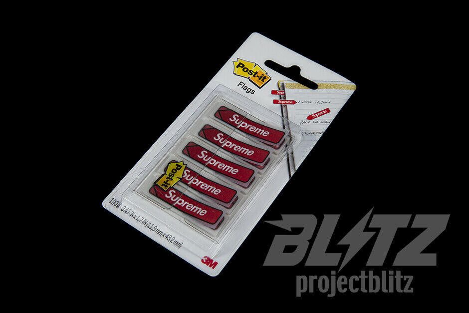 Supreme SUPREME POST-IT FLAGS RED FW19 LOT OF 3 Size ONE SIZE - 1 Preview