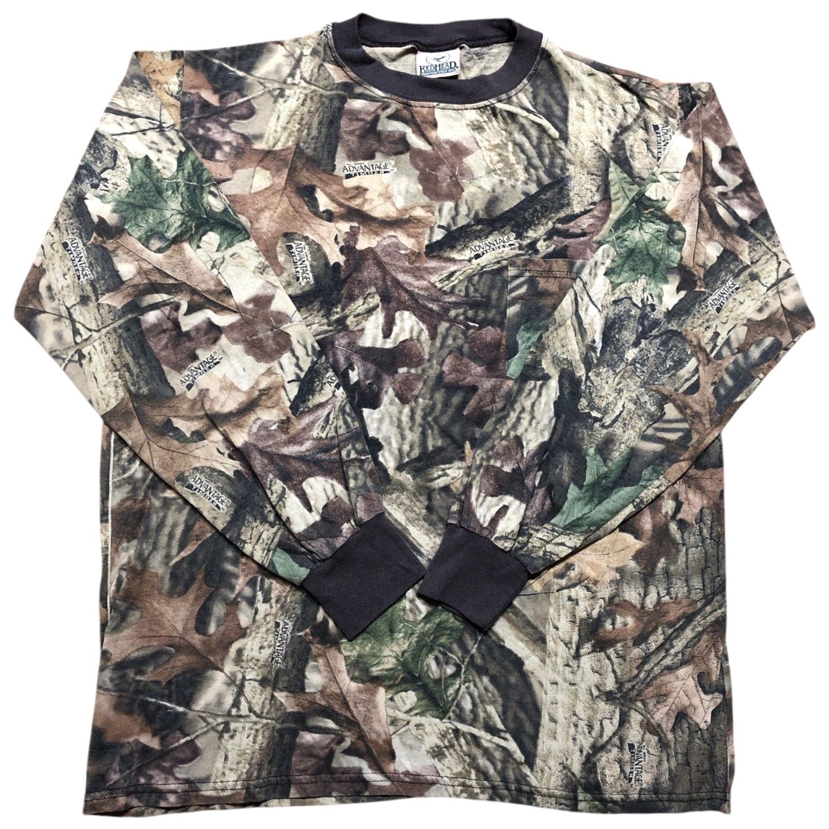 Vintage VINTAGE RedHead Advantage Hardwood Camo Long Sleeve T Shirt Mens L Hunting Shirt Size US L / EU 52-54 / 3 - 2 Thumbnail