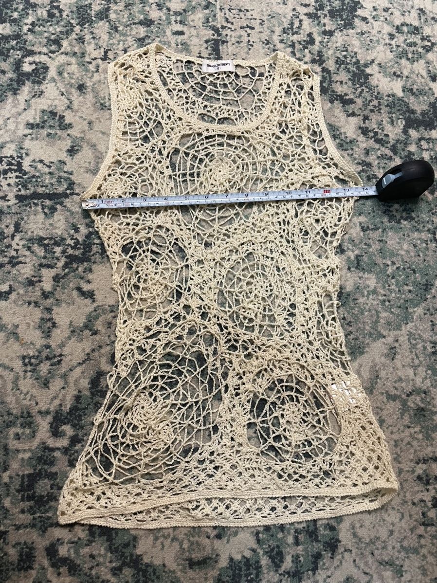 If Six Was Nine 1990 Trans Continents 0 Web Spider Knitted Sleeveless Size US S / EU 44-46 / 1 - 15 Thumbnail