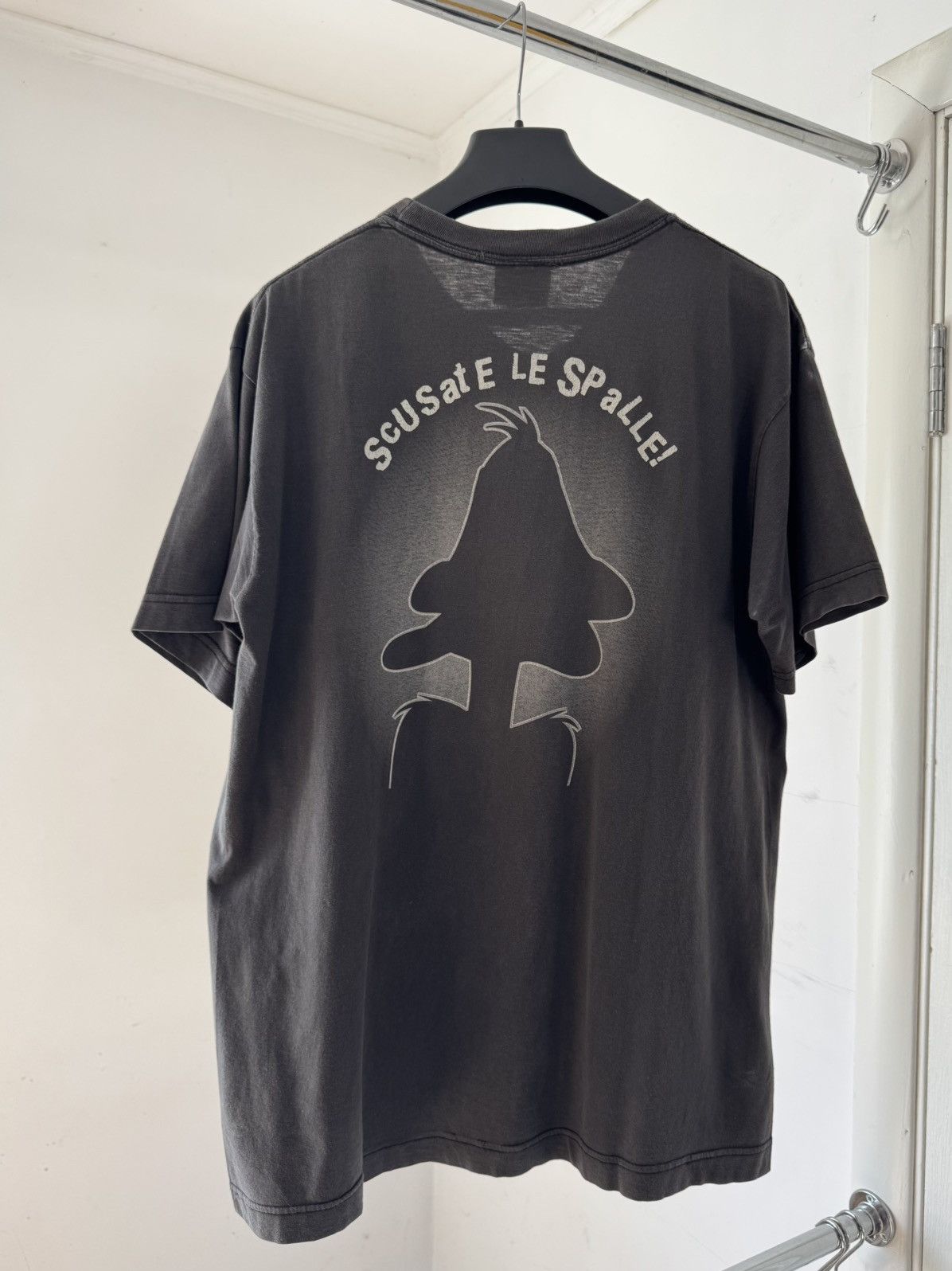 Warner Bros VTG 1999 Looney Tubes Daffy Duck Angry Face Faded Tee Size US L / EU 52-54 / 3 - 5 Thumbnail