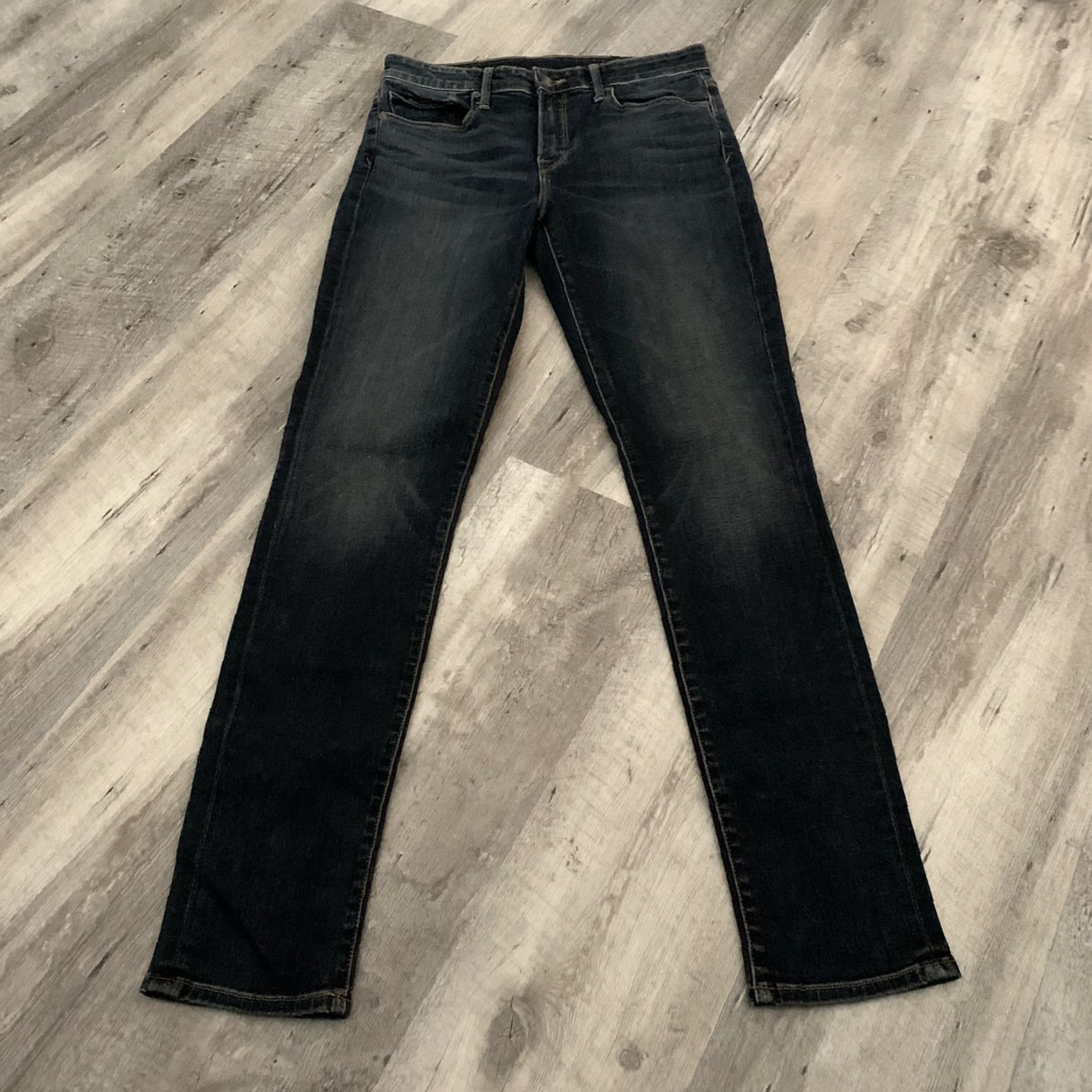 Vince Vince Jeans Womens 27 Skinny Mid-Rise Dark Blue Wash Stretch Denim Jeans Women 27 Skinny Mid-Rise Dark Blue Vince Womens Jeans Size 27" / US 4 / IT 40 - 4 Thumbnail