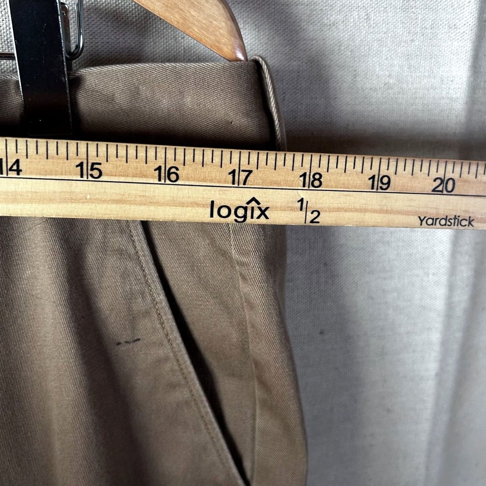 J.Crew J.Crew Chino Pants 484 Mens 35x32 Brown Cotton Twill Casual Trousers Size US 35 - 5 Thumbnail