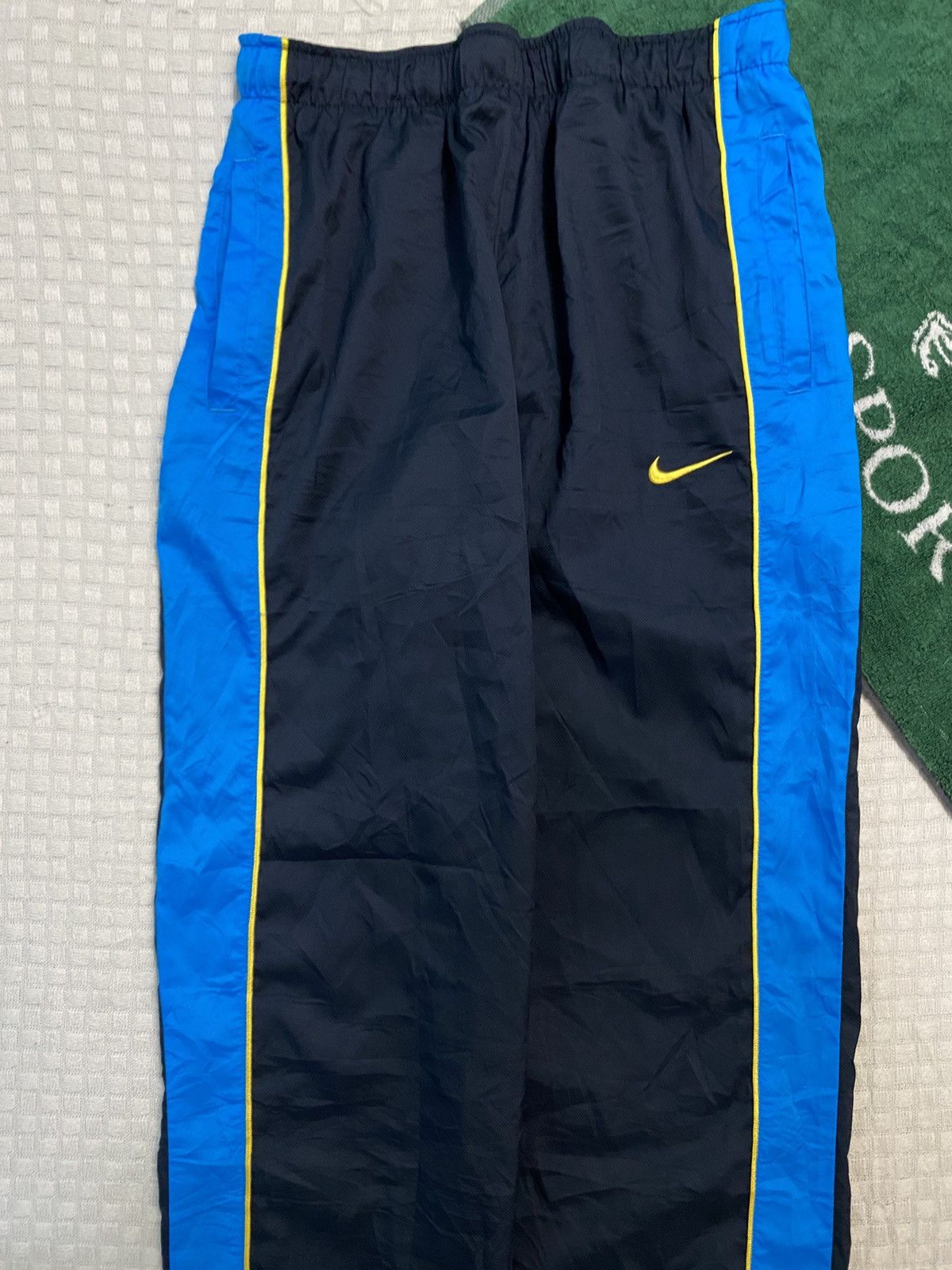 NOCTA × Nike 💥 VINTAGE NIKE PARACHUTE BAGGY WIDE LEG TRACK PANTS Y2K Size US 28 / EU 44 - 4 Thumbnail