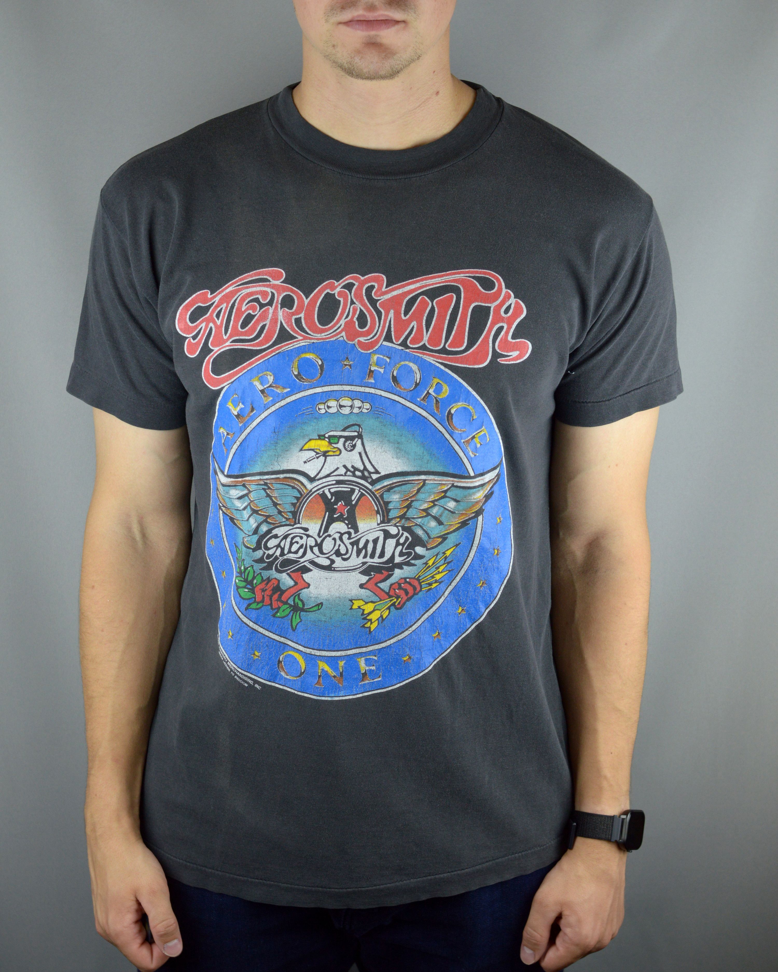 Aerosmith × Vintage Vintage Aerosmith Pump 1989 USA tour t shirt (Single Stitch) Size US L / EU 52-54 / 3 - 1 Thumbnail