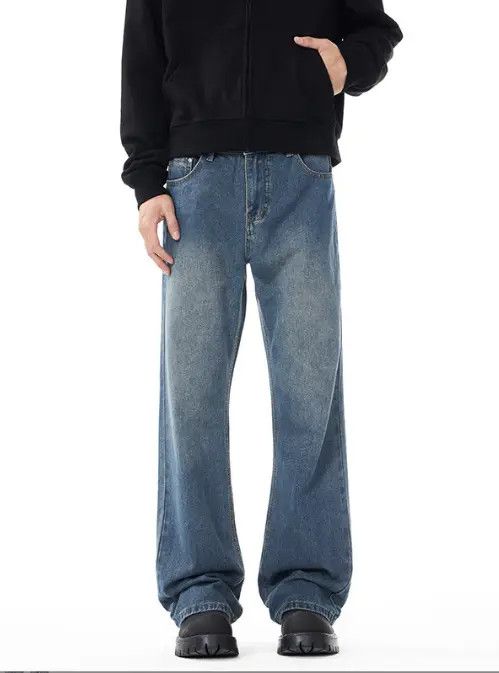 Japanese Brand × Jean American style trendy slim fit men's flared distressed jeans Size US 32 / EU 48 - 2 Thumbnail