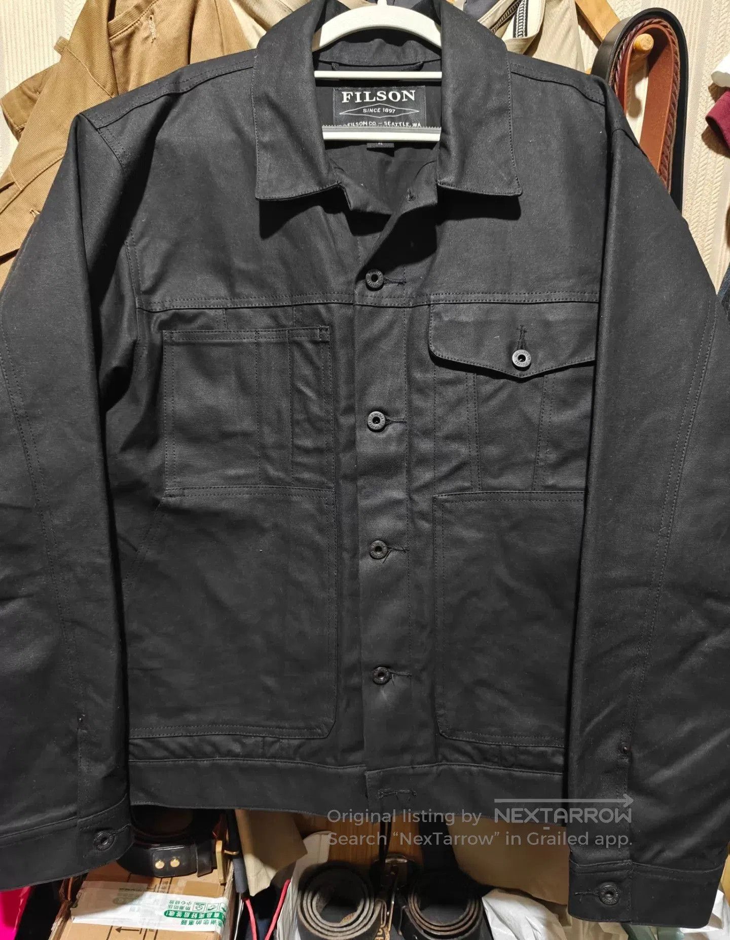 Filson Filson Cruiser Waxed Canvas Jacket. Size US XL / EU 56 / 4 - 2 Thumbnail