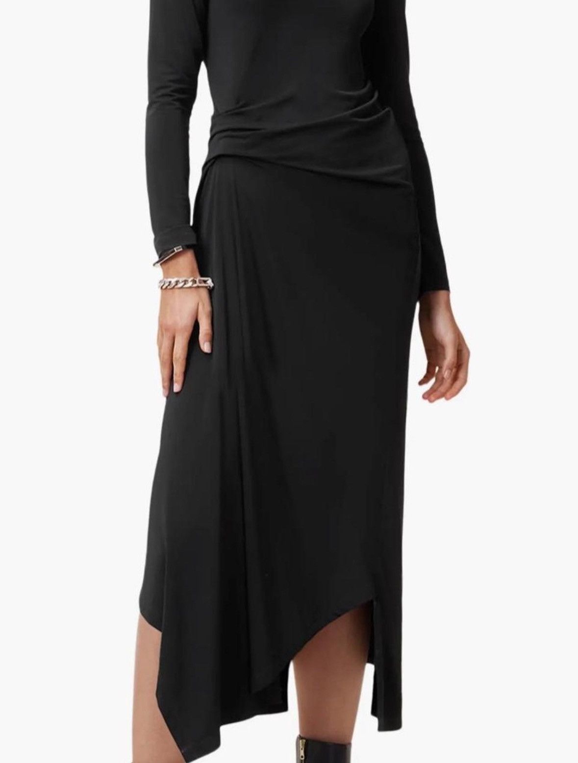 Allsaints Allsaints Black Dress Size M / US 6-8 / IT 42-44 - 3 Thumbnail