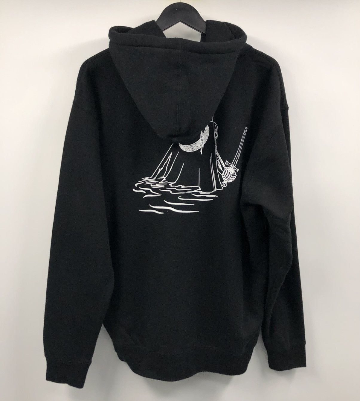 King Krule 2023 Tour Black Zip up Hoodie Medium