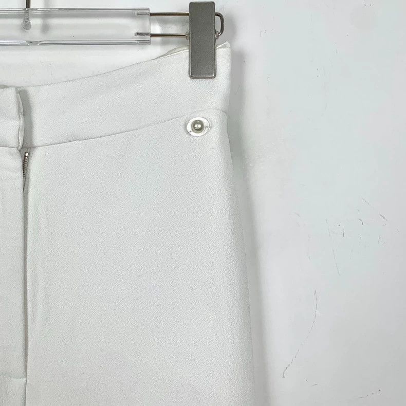 Chanel White WideLeg Casual Pants -2505 Size US 38 / EU 54 - 3 Thumbnail