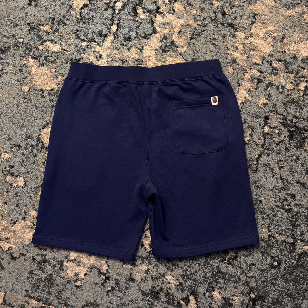 Bape Bape Mens Summer Premium Navy Cotton Shorts Size XL Size US 36 / EU 52 - 2 Thumbnail