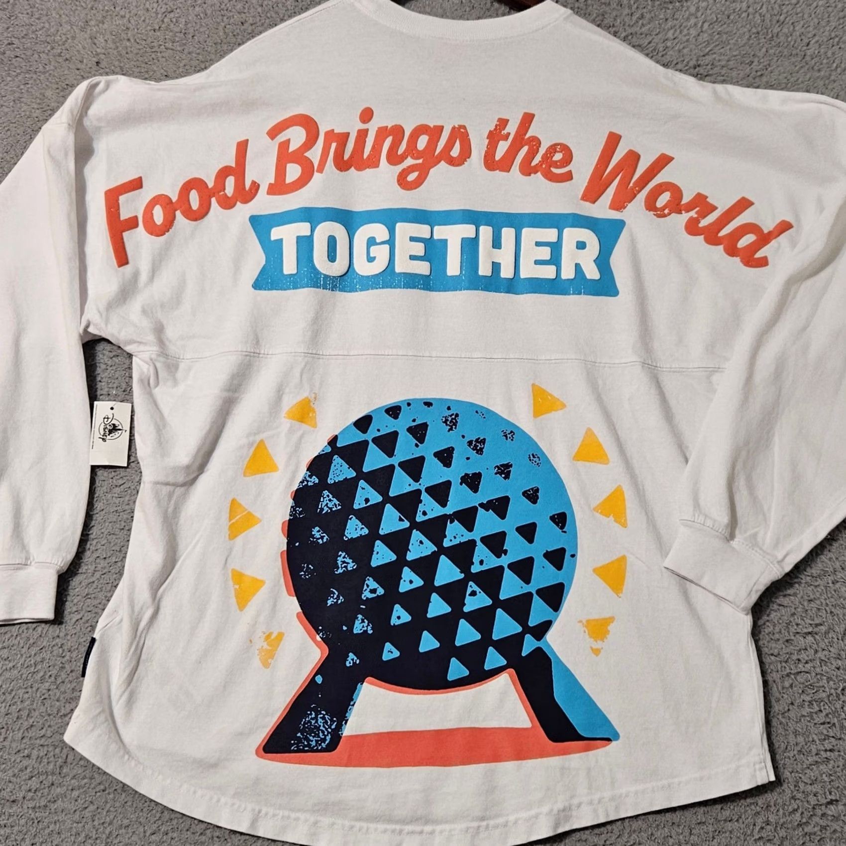 Disney Disney Walt Disney World Parks Epcot 2023 Food & Wine Festival Spirit Jersey - Adult S Shirt Womens White Size S / US 4 / IT 40 - 2 Thumbnail