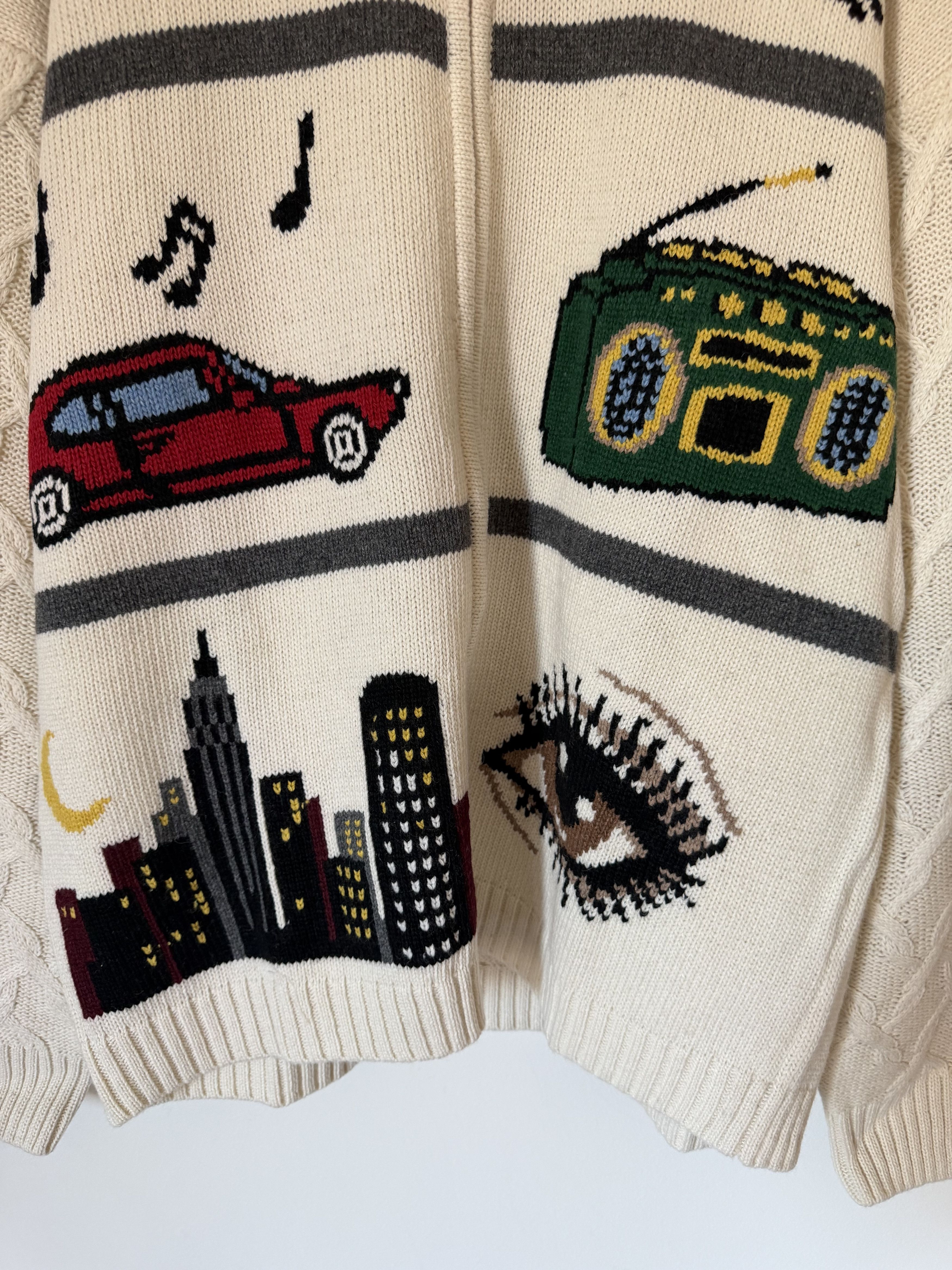 Patta Patta Perfect Day Knit Cardigan in White Size US XL / EU 56 / 4 - 3 Thumbnail