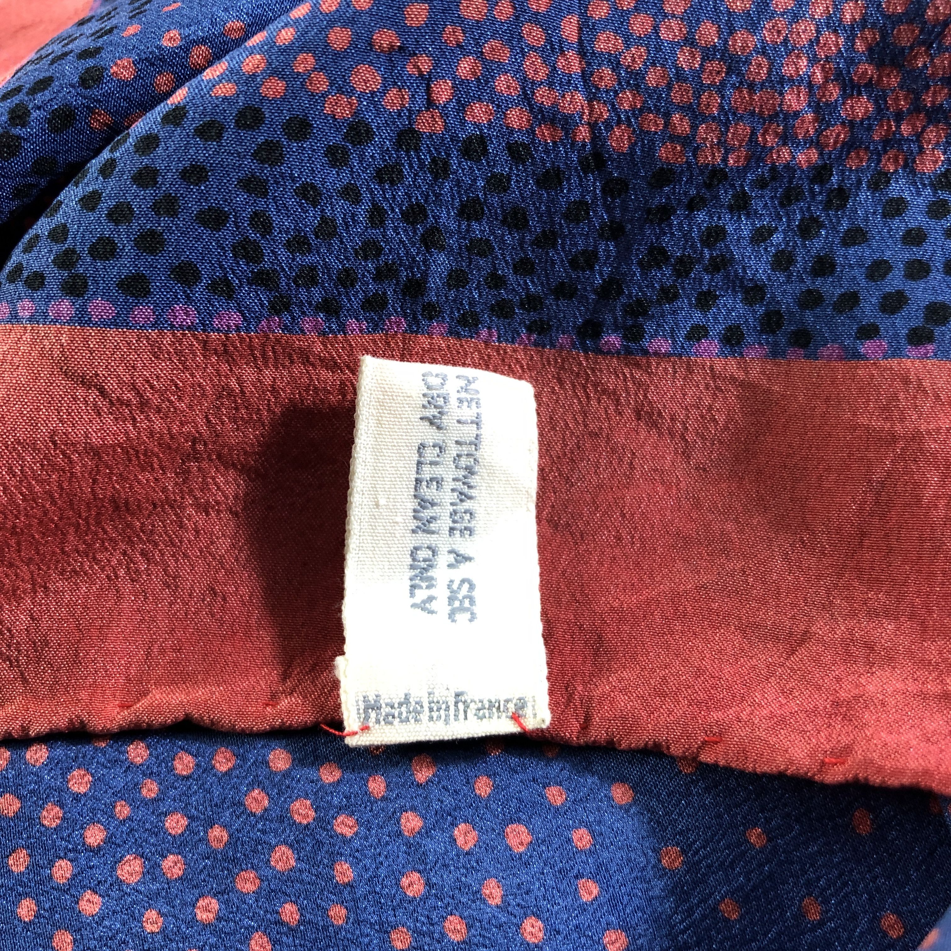 Christian Dior Monsieur Christian Dior Floral Hand Rolled Silk Scarf M1148 Size ONE SIZE - 6 Thumbnail