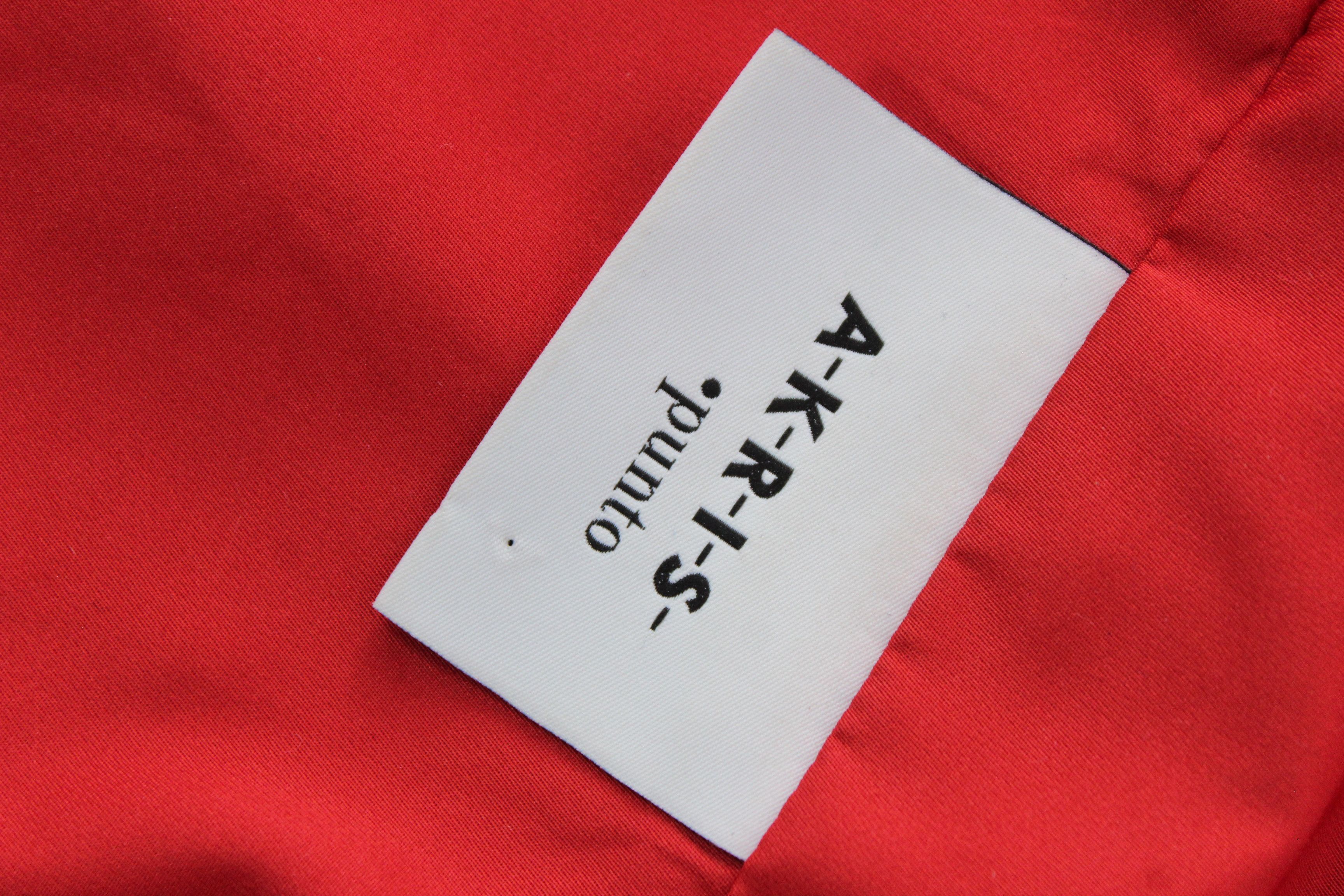 Akris Akris Punto Red Hooded Drawstring Waist Jacket Size US 6 Size M / US 6-8 / IT 42-44 - 10 Thumbnail