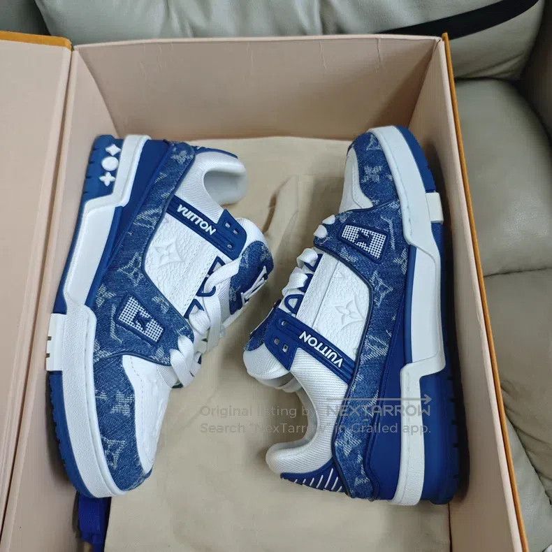 Louis Vuitton Louis Vuitton Indigo Denim shoes Size US 6.5 / IT 36.5 - 2 Thumbnail